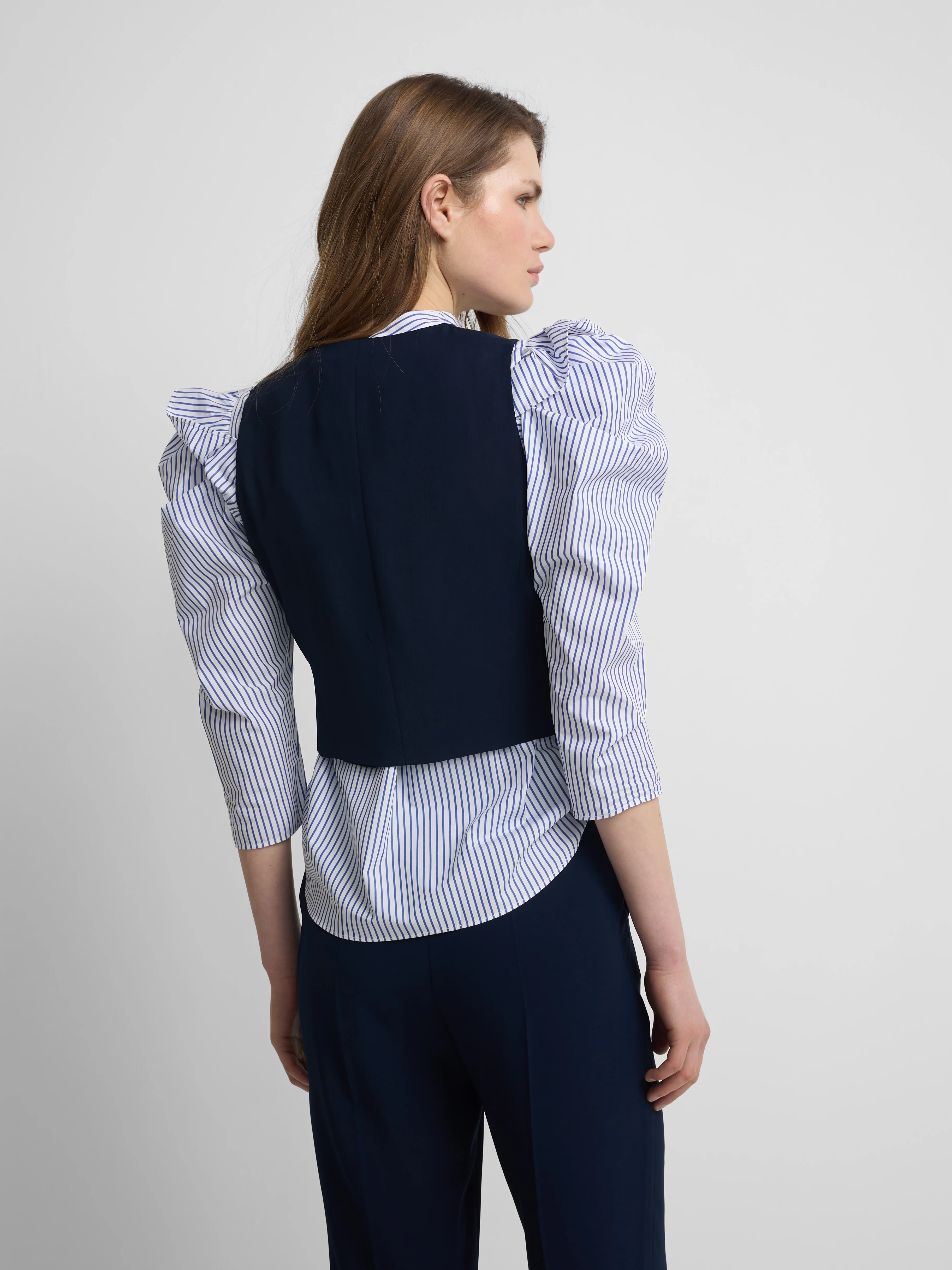 Chaleco woman clasico azul marino - Image 8