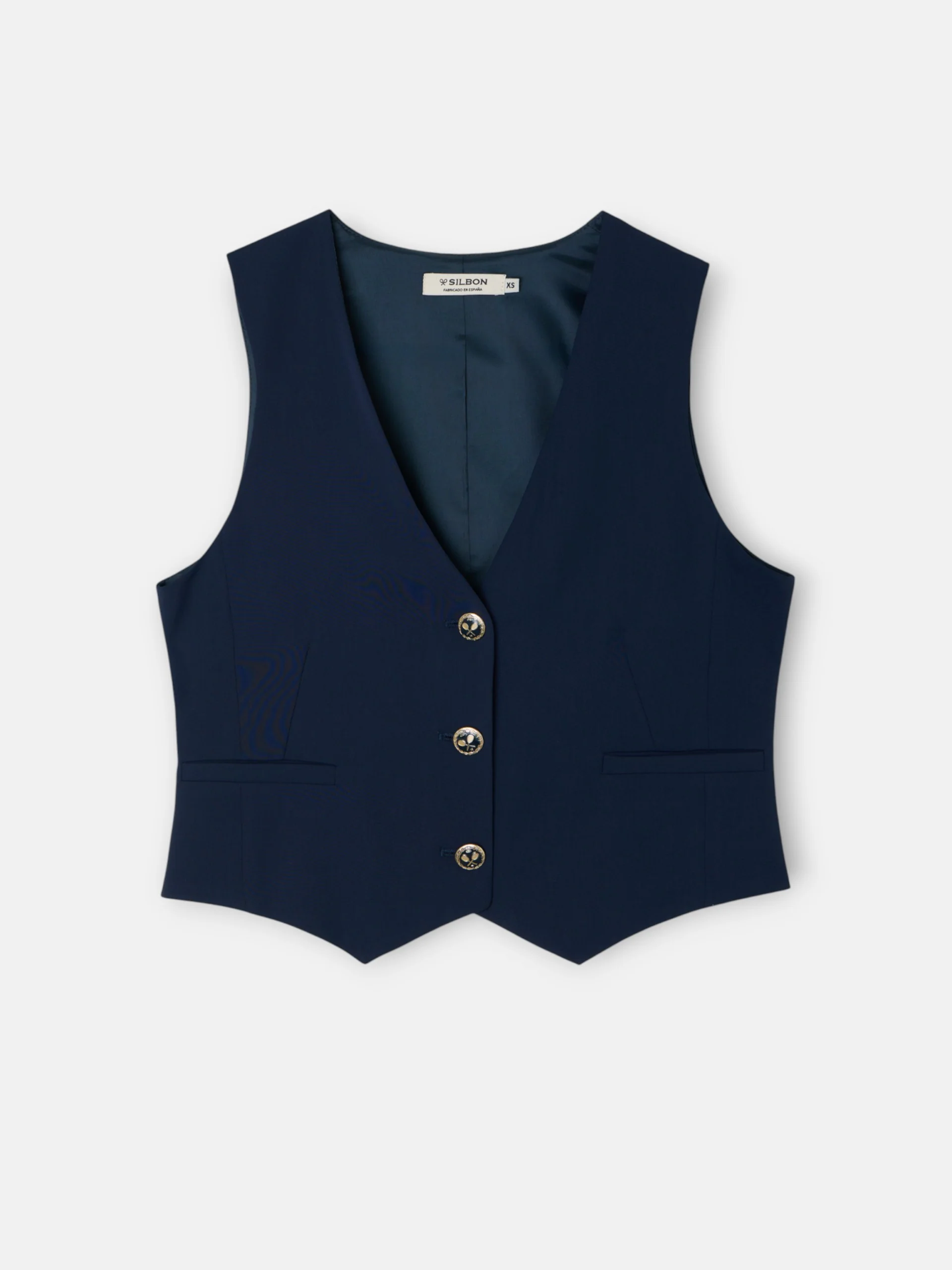 Chaleco woman clasico azul marino - Image 9
