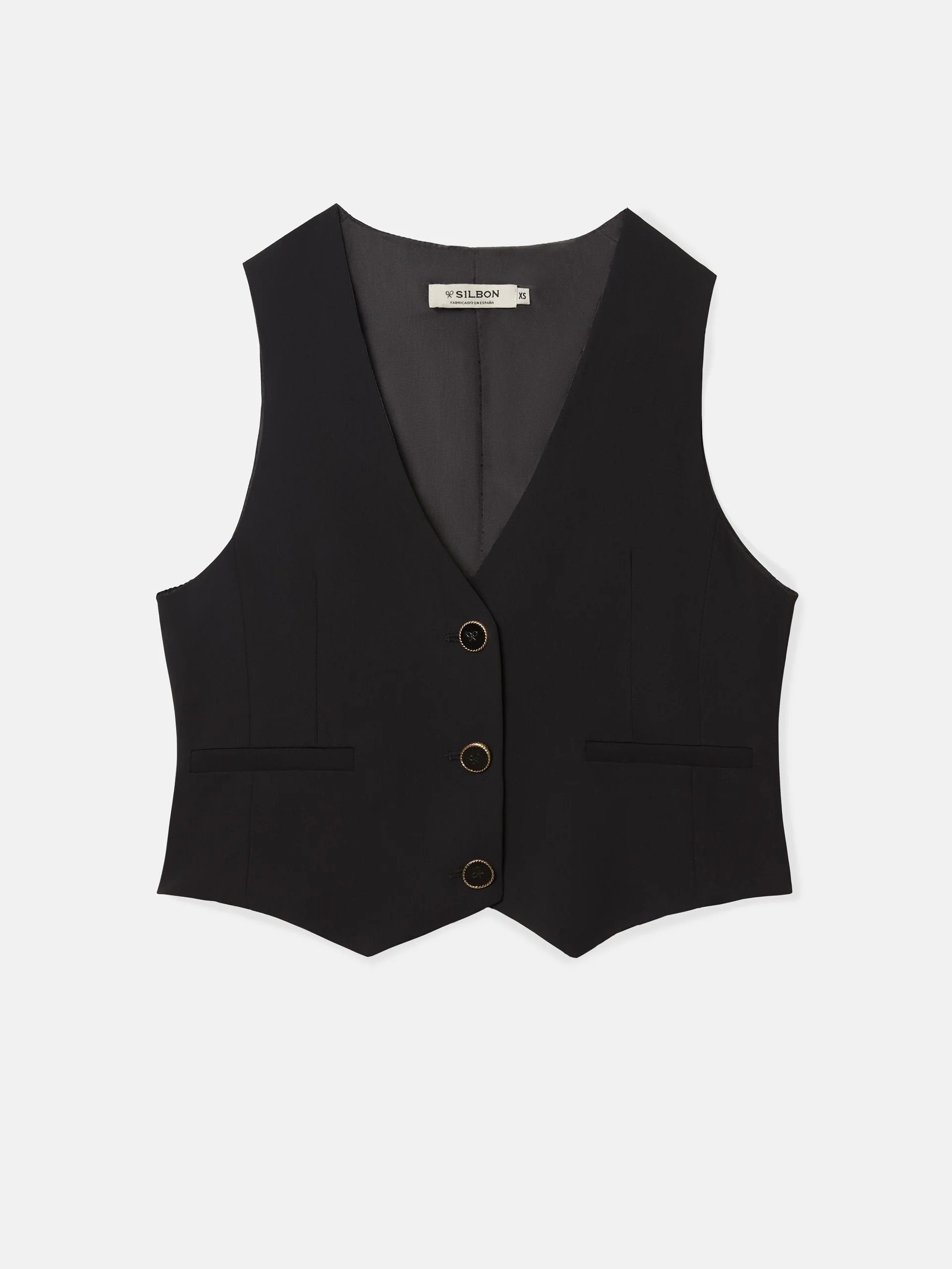 Chaleco woman clasico sastre negro - Image 6