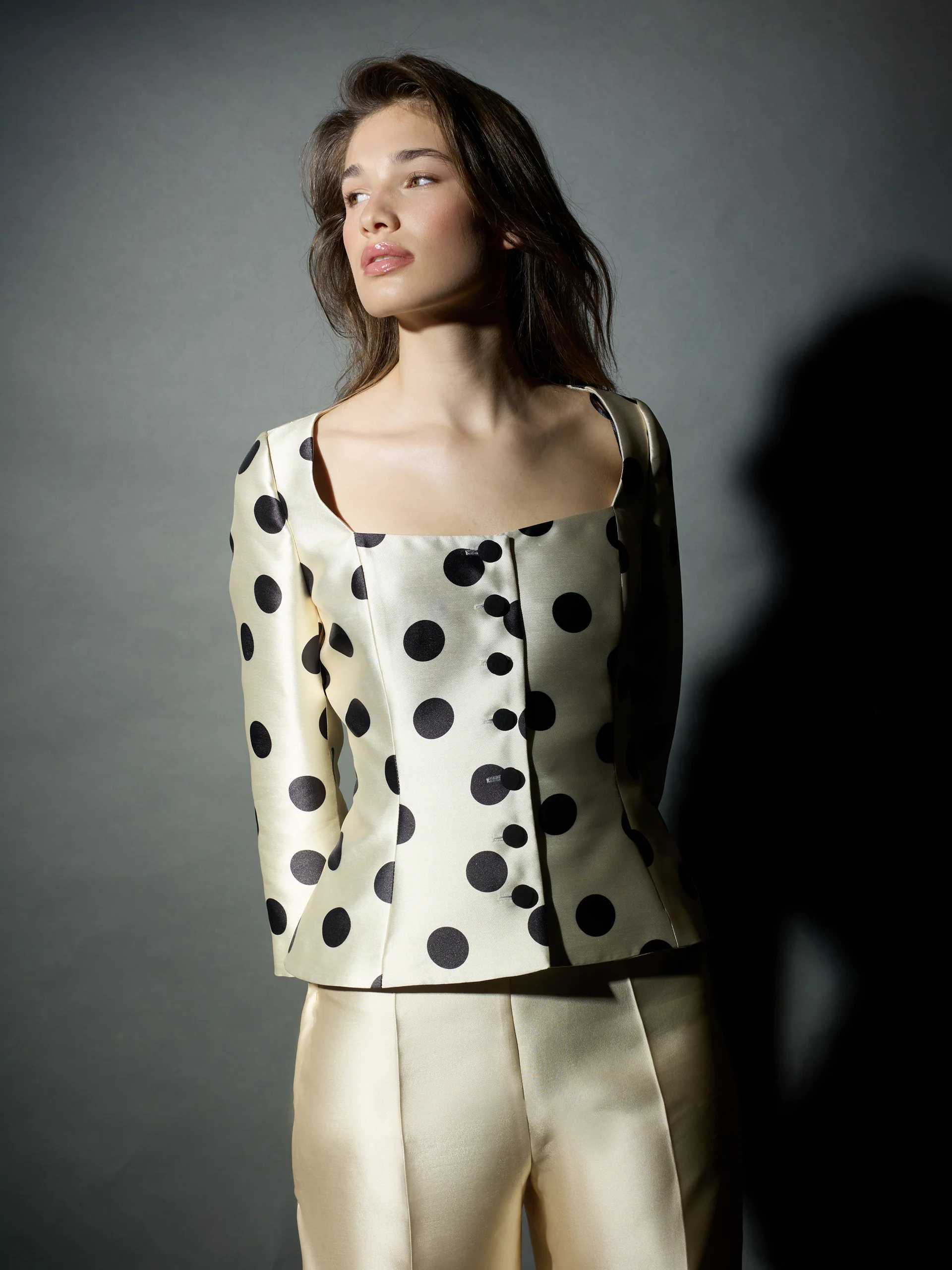 Chaqueta CaprilexSilbon mikado lunar negro - Image 2