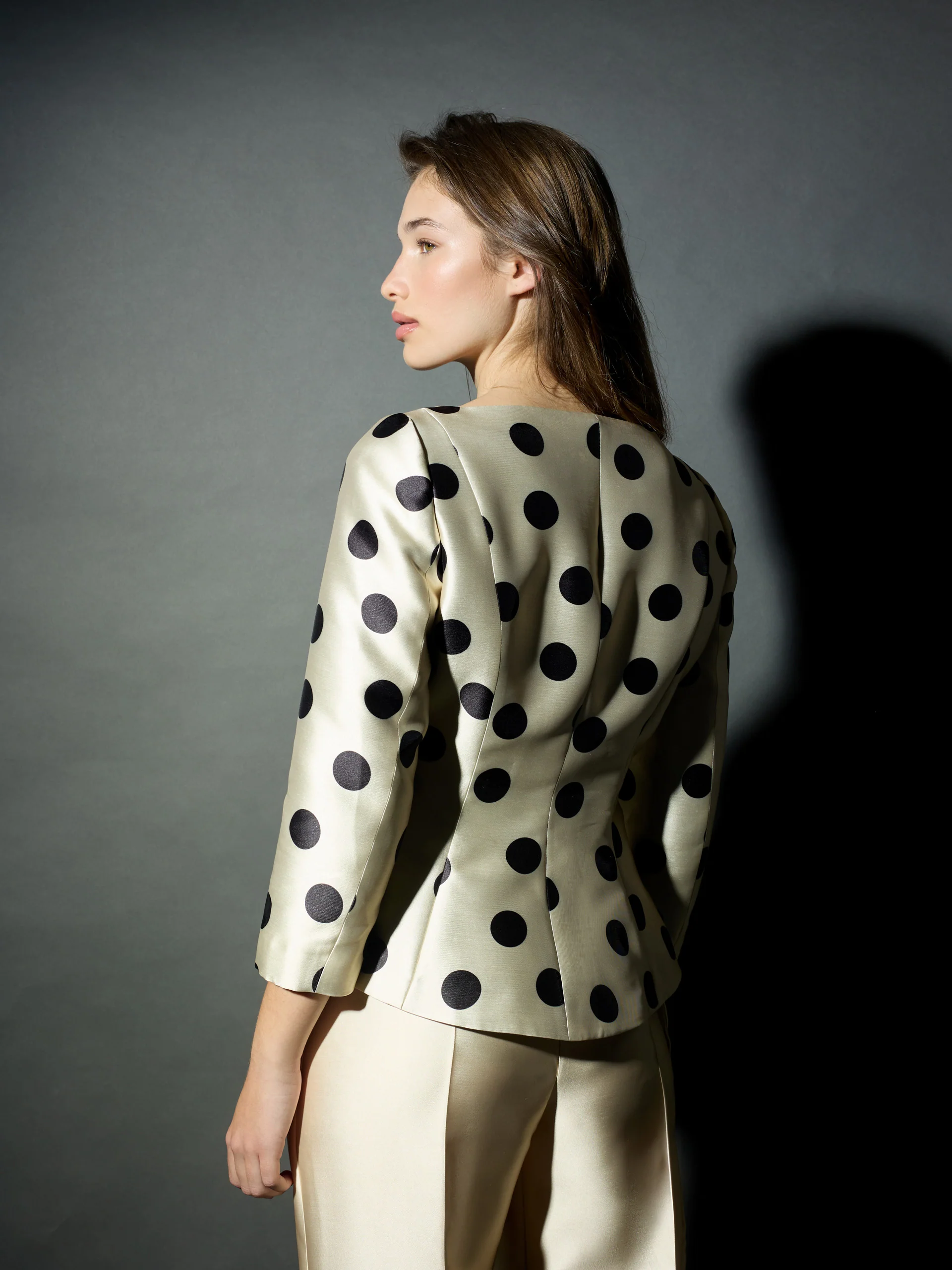 Chaqueta CaprilexSilbon mikado lunar negro - Image 6