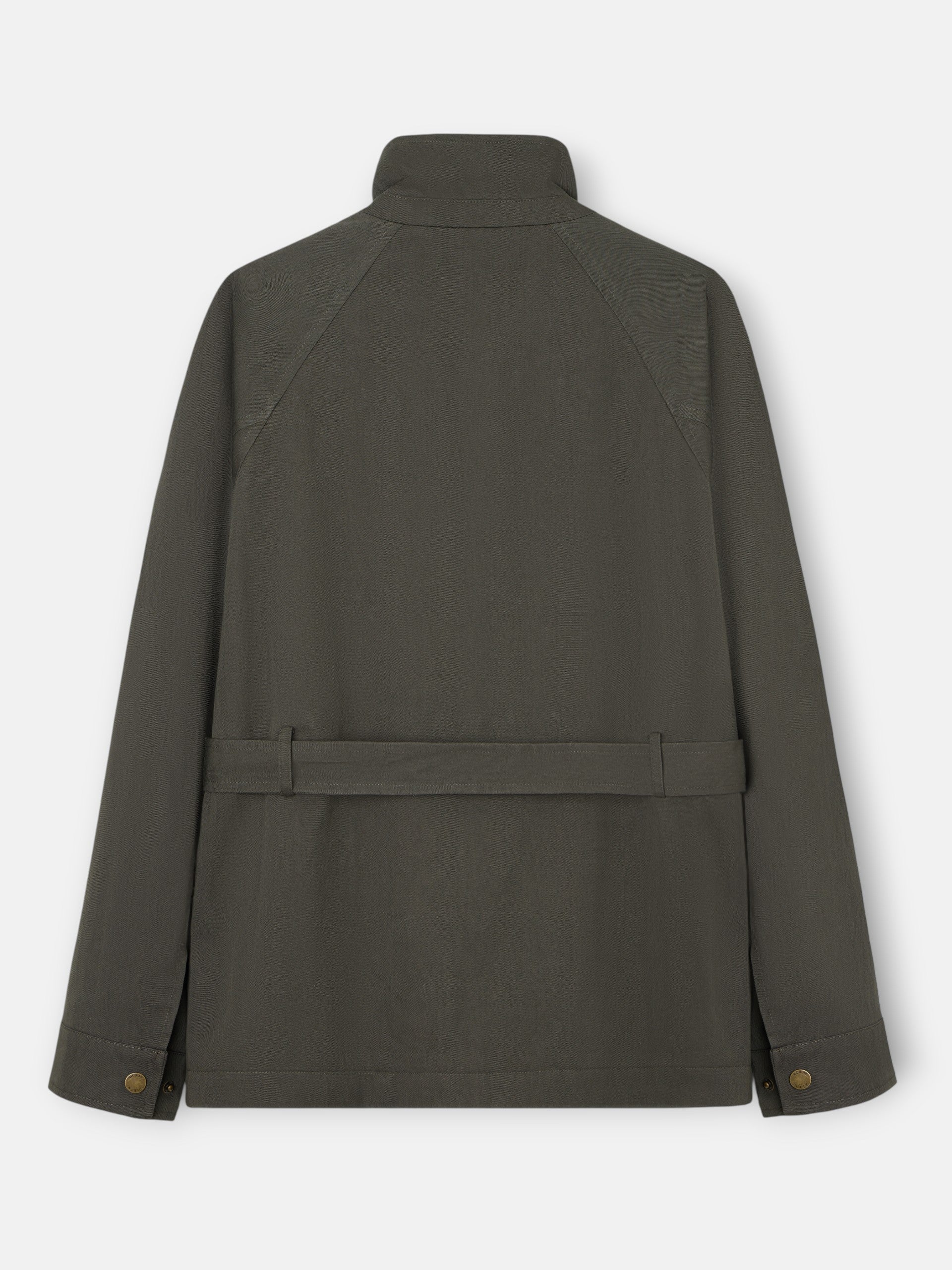 Chaqueta casual cinturon verde - Image 14