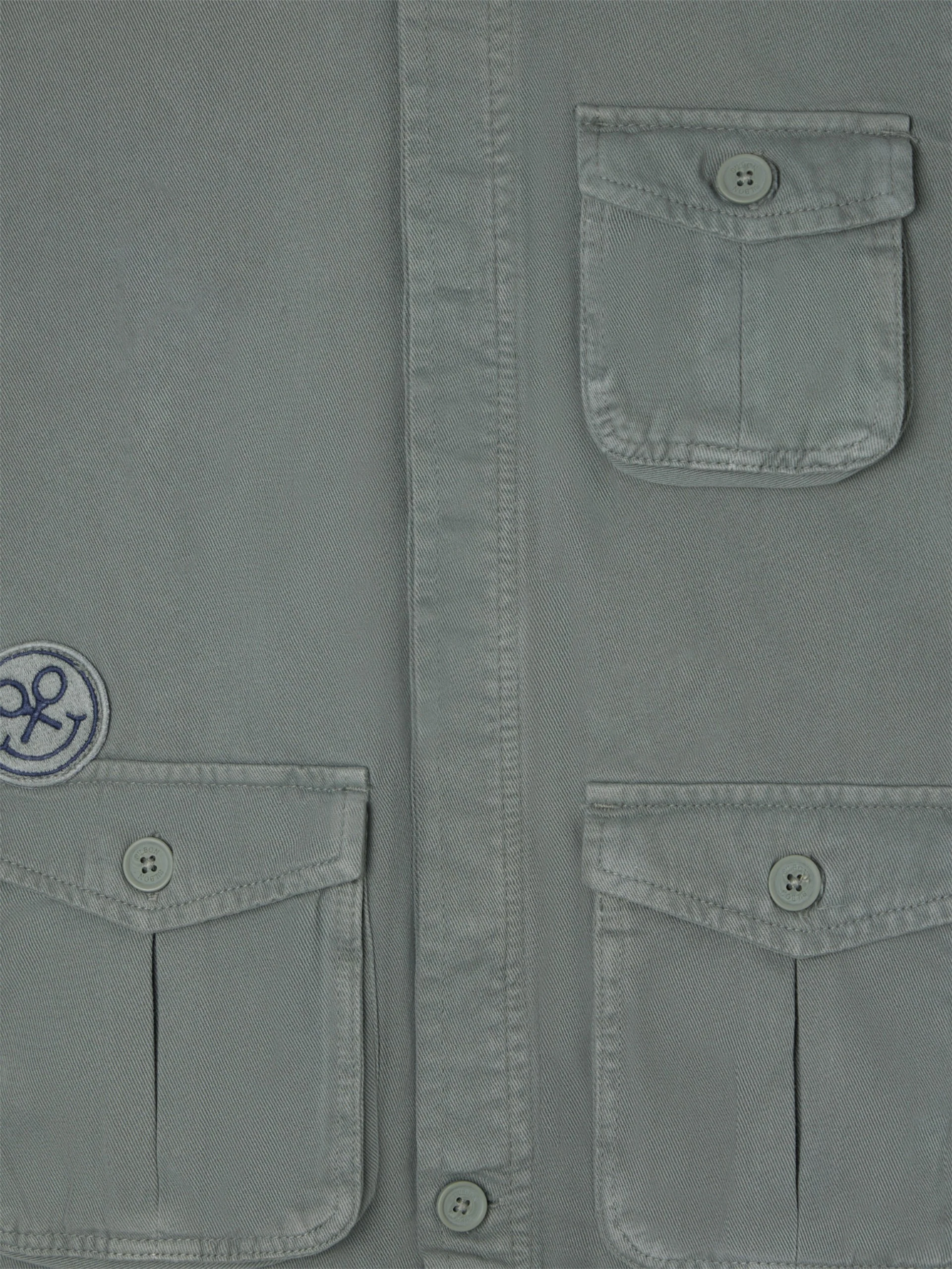Chaqueta kids bolsillo parches verde - Image 2