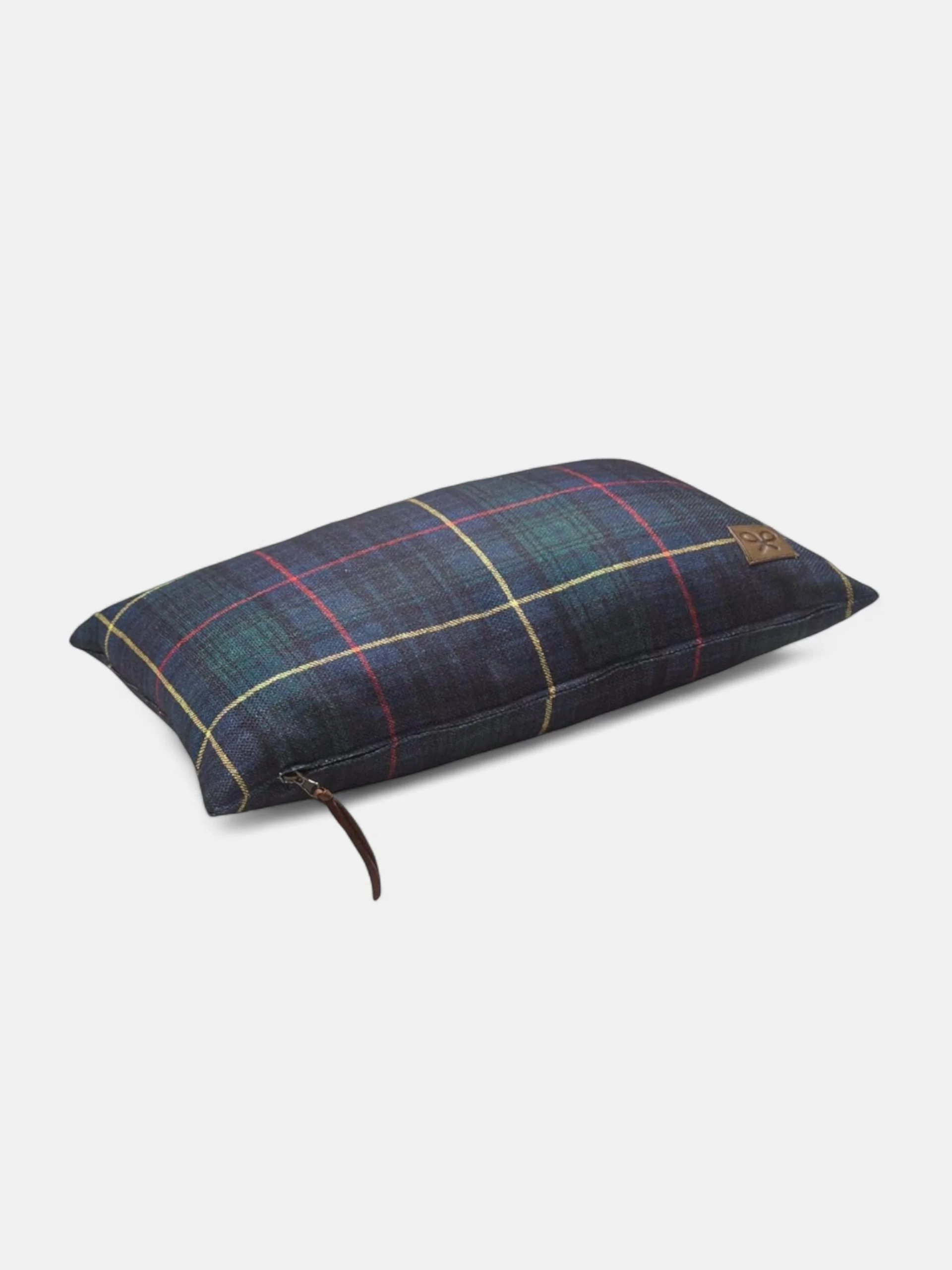 Cojin rectangular cuadro tartan verde - Image 5