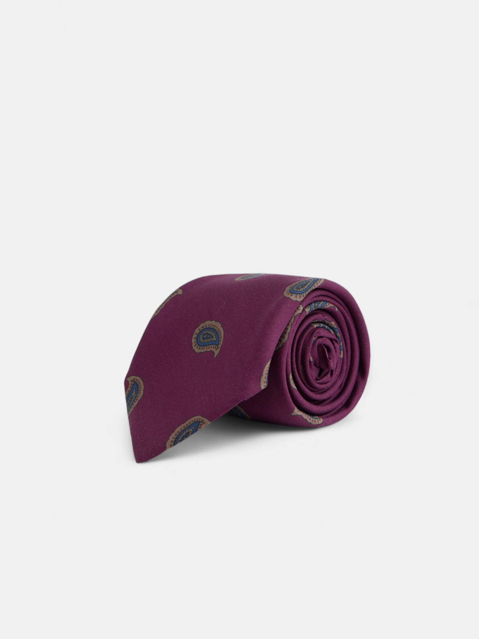 Corbata amebas burdeos