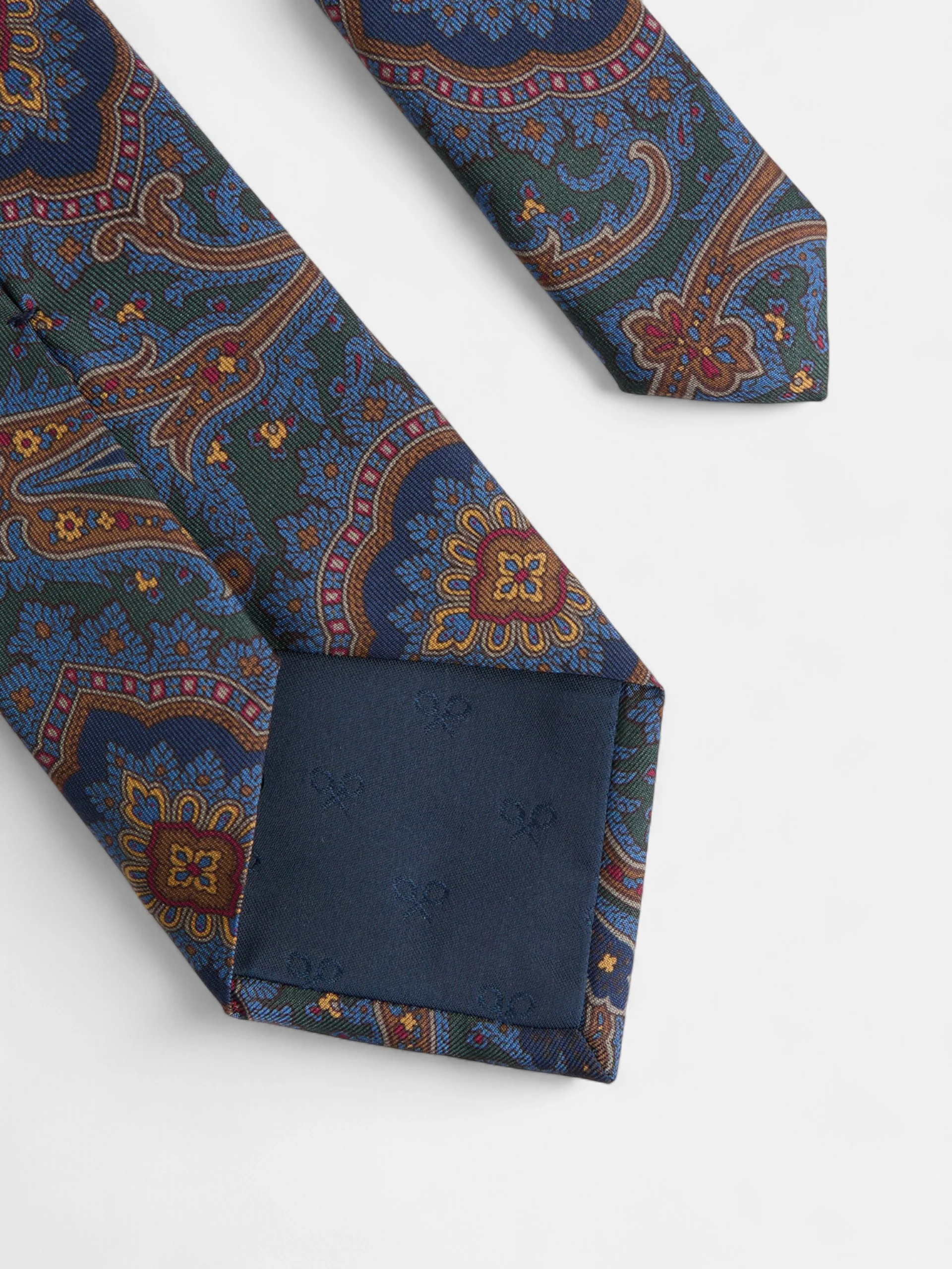 Corbata estampado acanto verde - Image 3