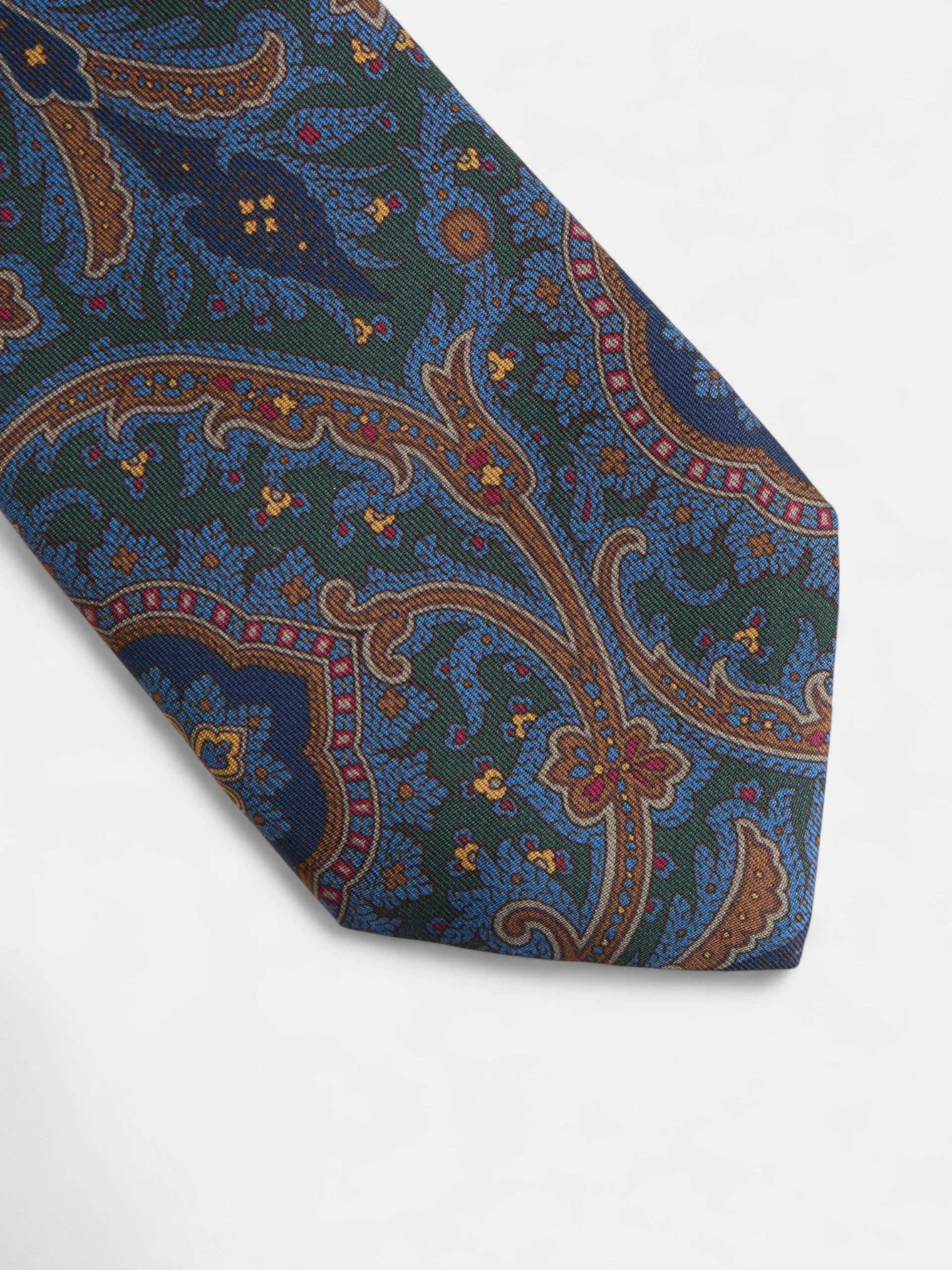 Corbata estampado acanto verde - Image 4