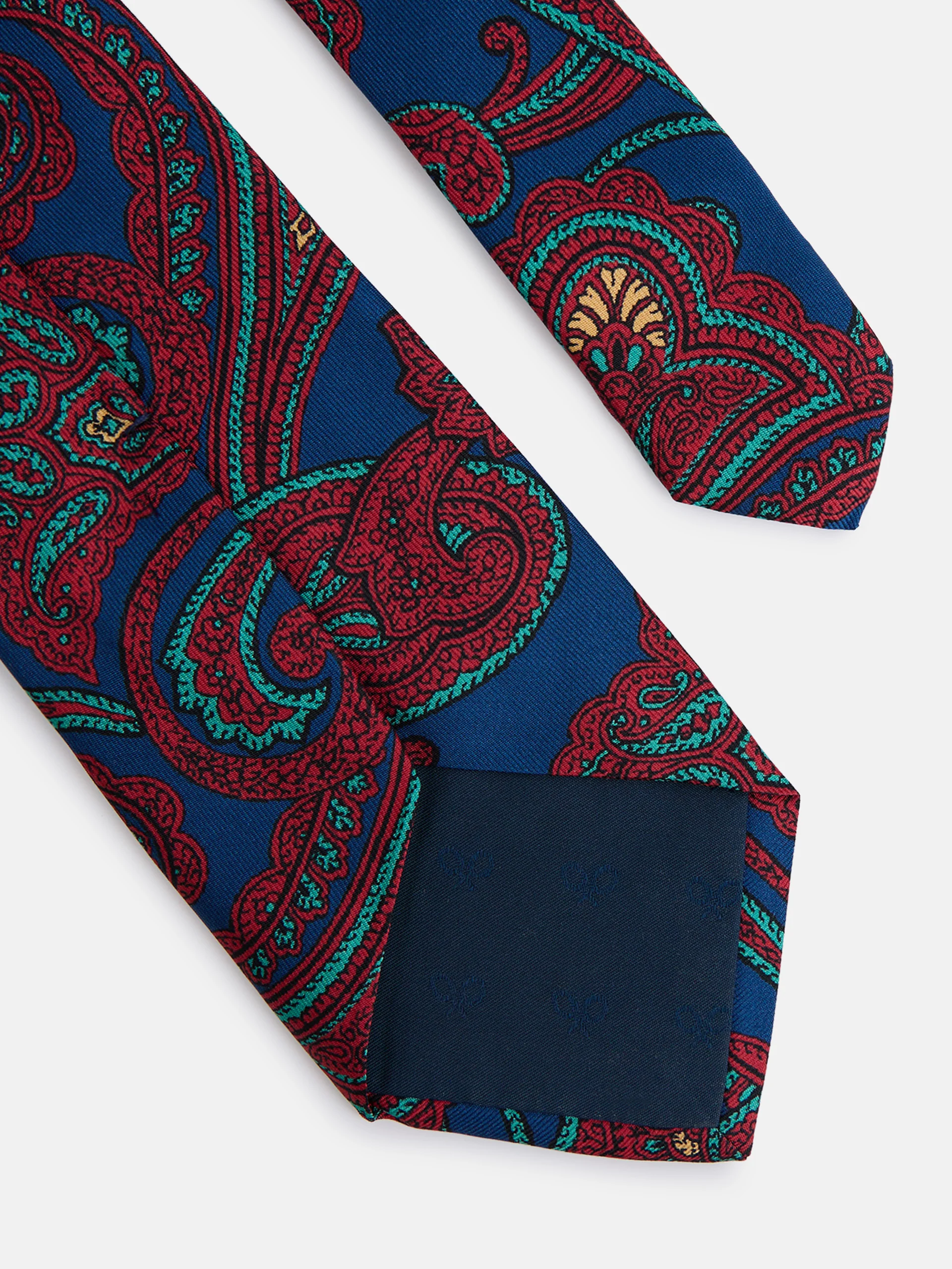Corbata estampado cachemir azul - Image 4