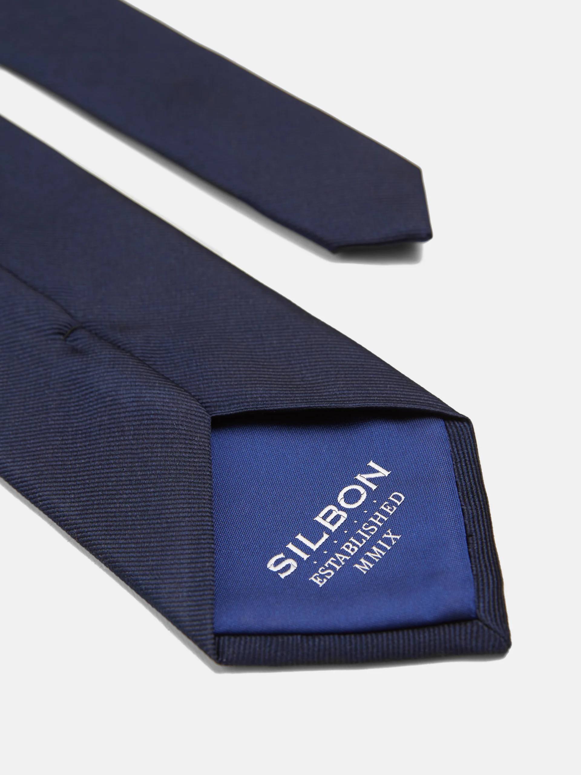 Corbata maxilogo azul marino - Image 4