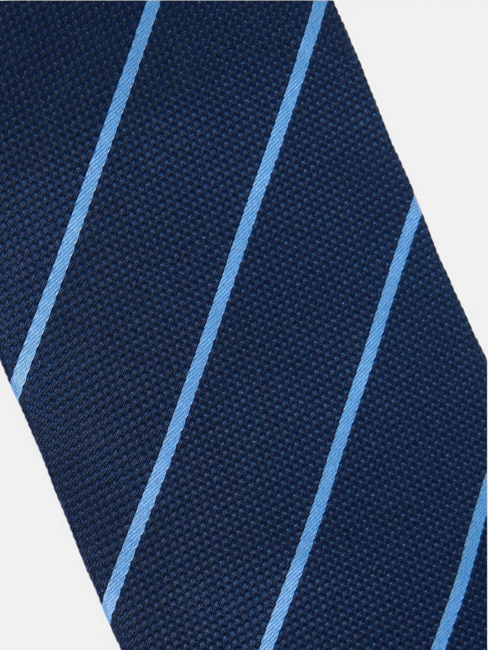 Corbata mini raya azul marino - Image 2