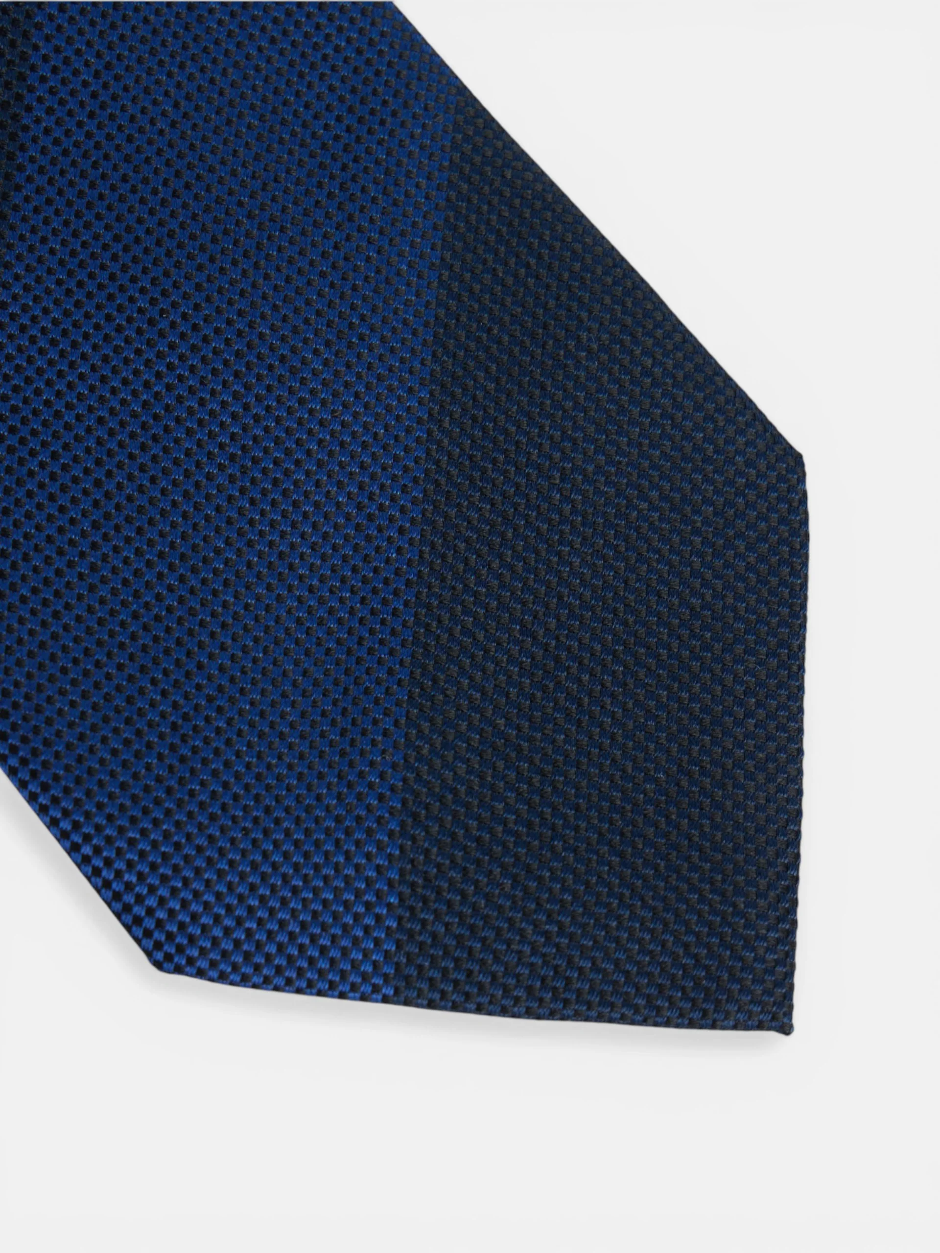 Corbata rayas regimental azul marino - Image 3