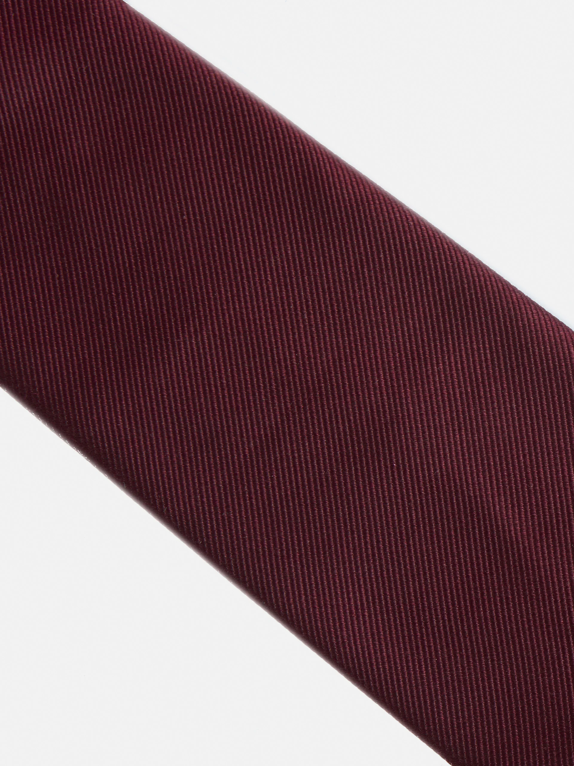 Corbata silbon lisa burdeos - Image 2