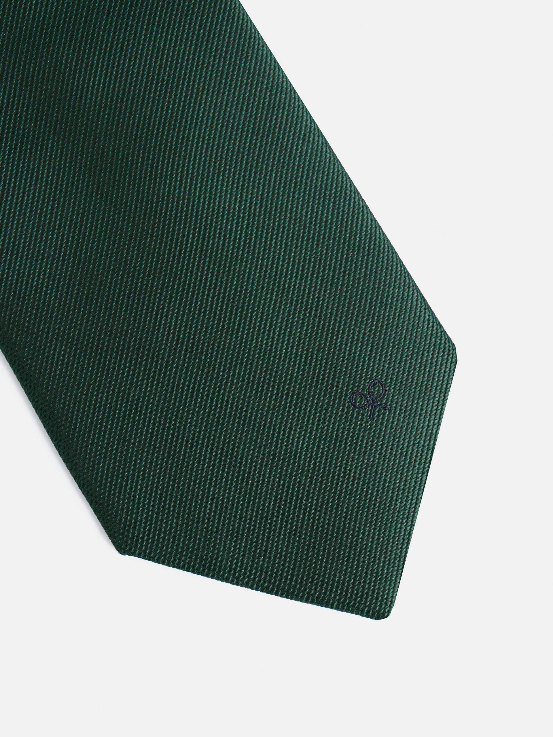 Corbata silbon lisa verde - Image 3