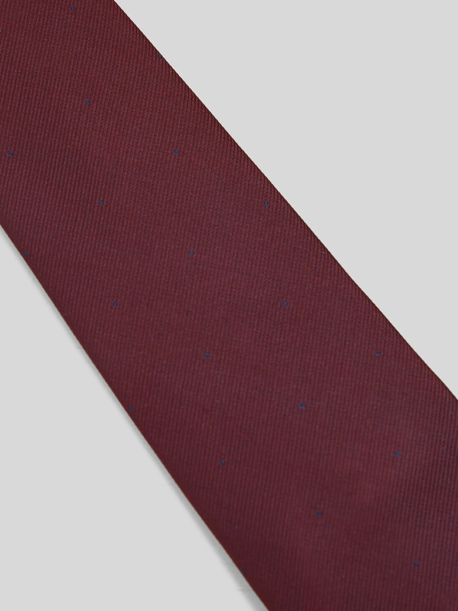 Corbata silbon lunares burdeos - Image 2