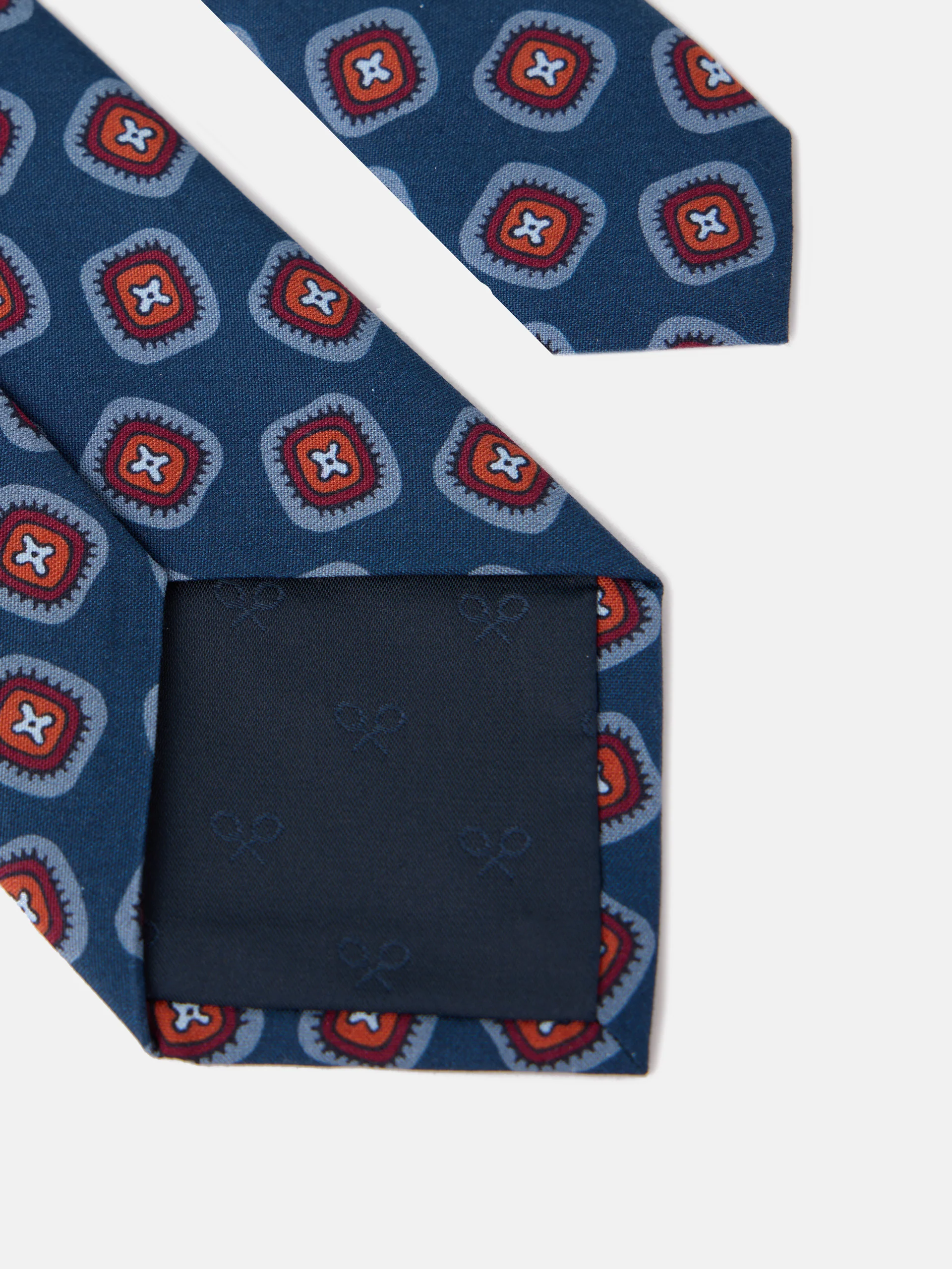 Corbata silk motivo azul - Image 3