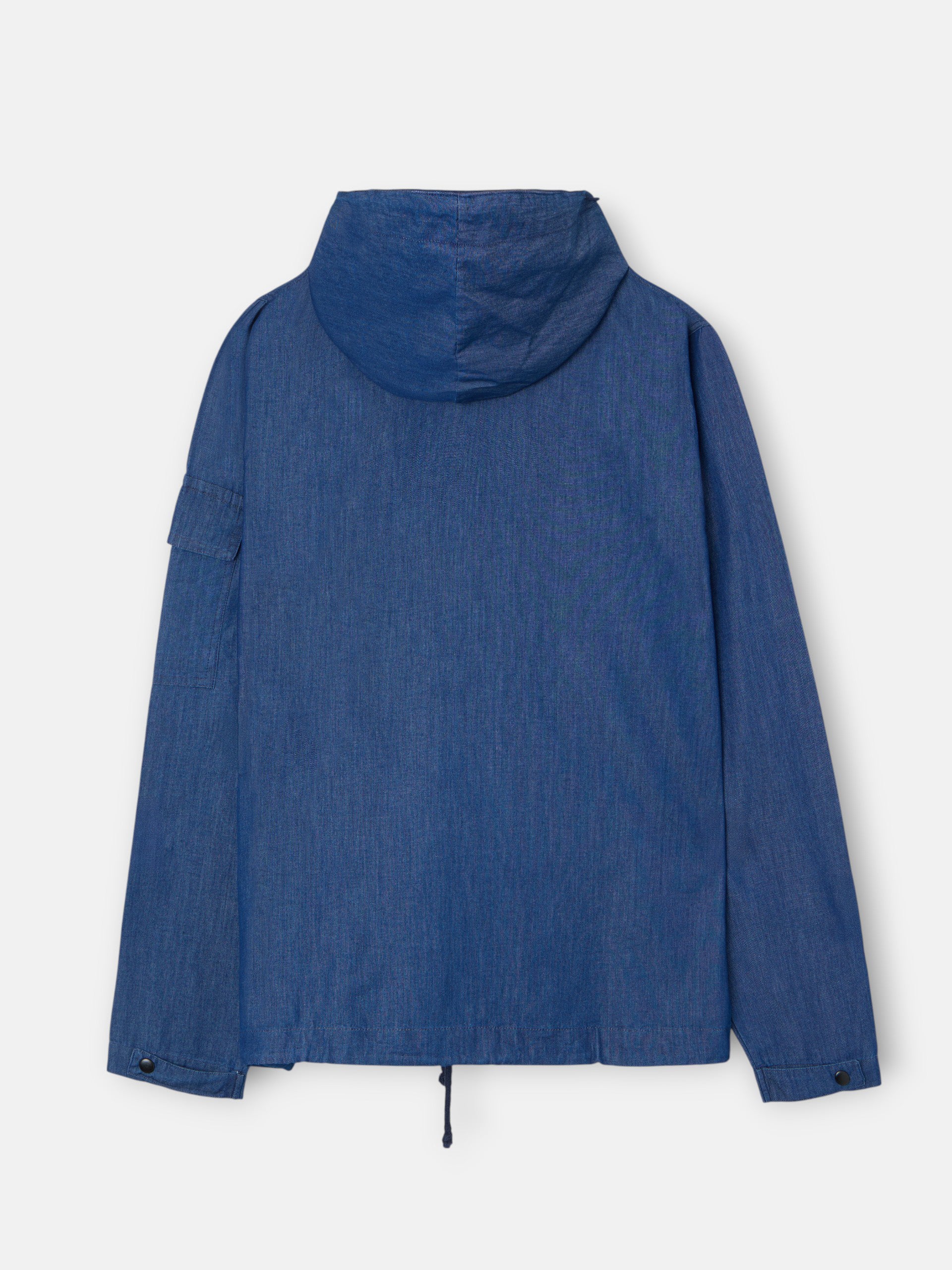 Cortavientos denim capucha azul - Image 13