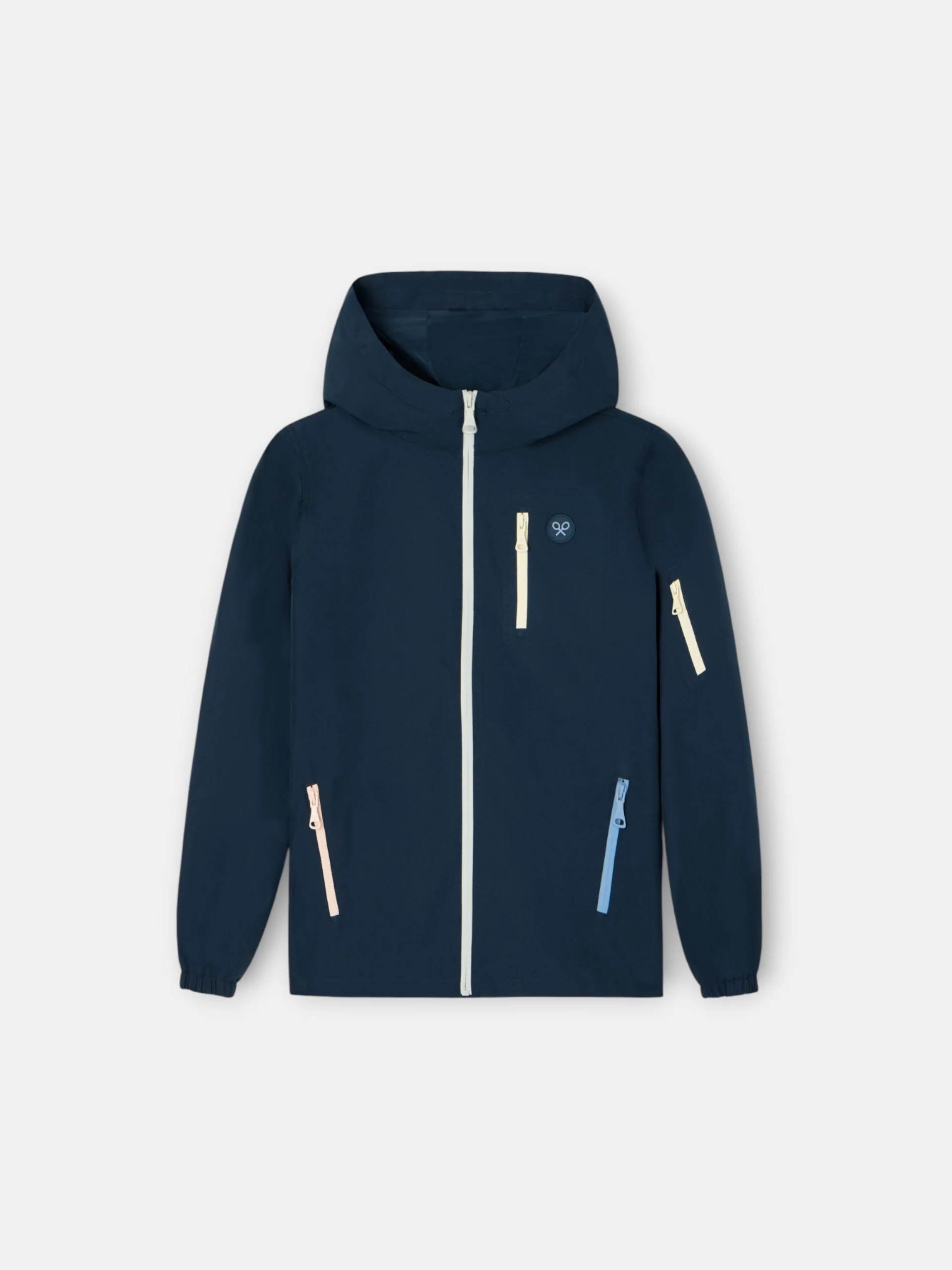 Cortavientos kids cremallera multicolor azul marino - Image 7