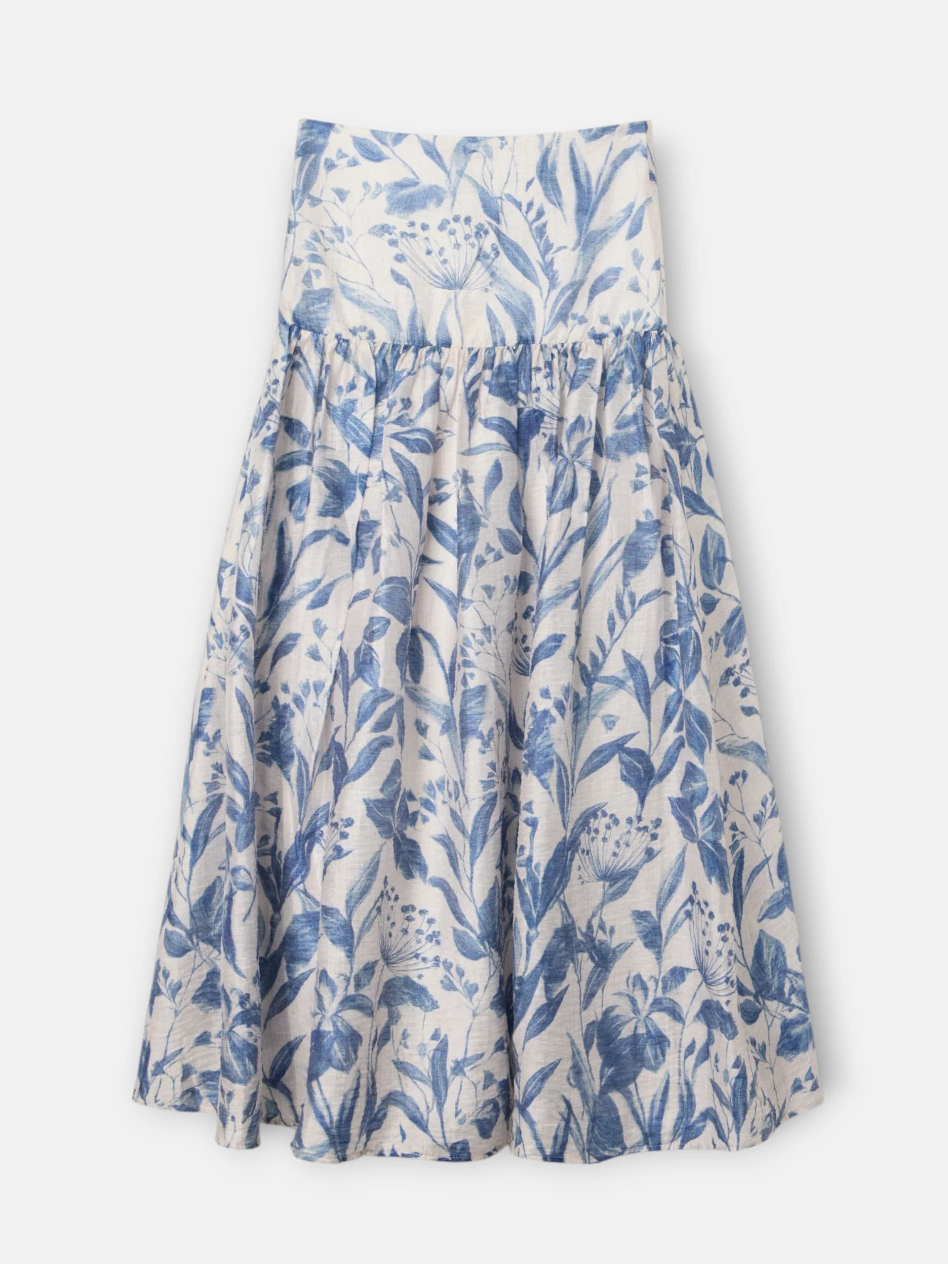 Falda estampado flores azul - Image 10