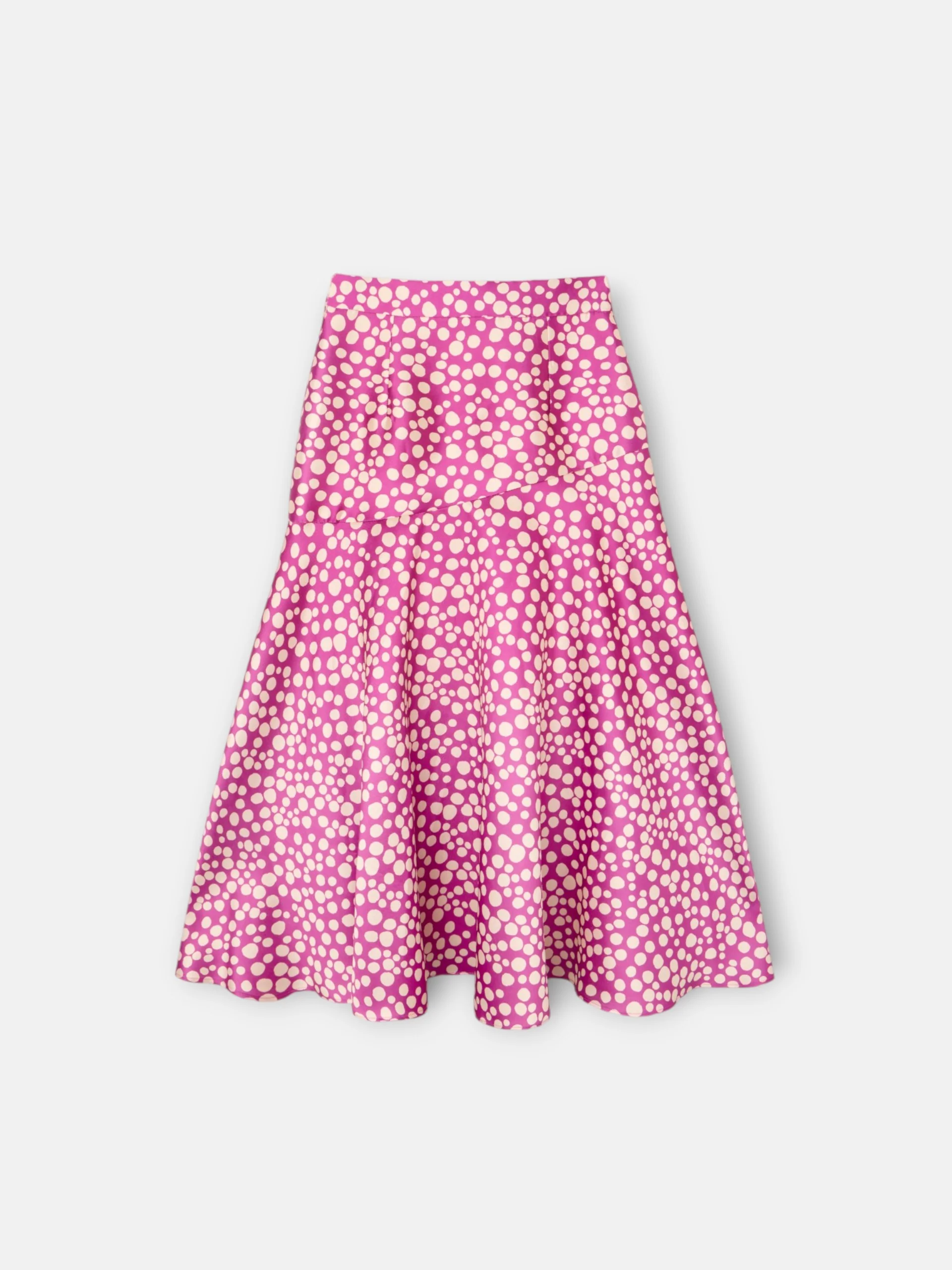 Falda event collection midi estampado morado - Image 10