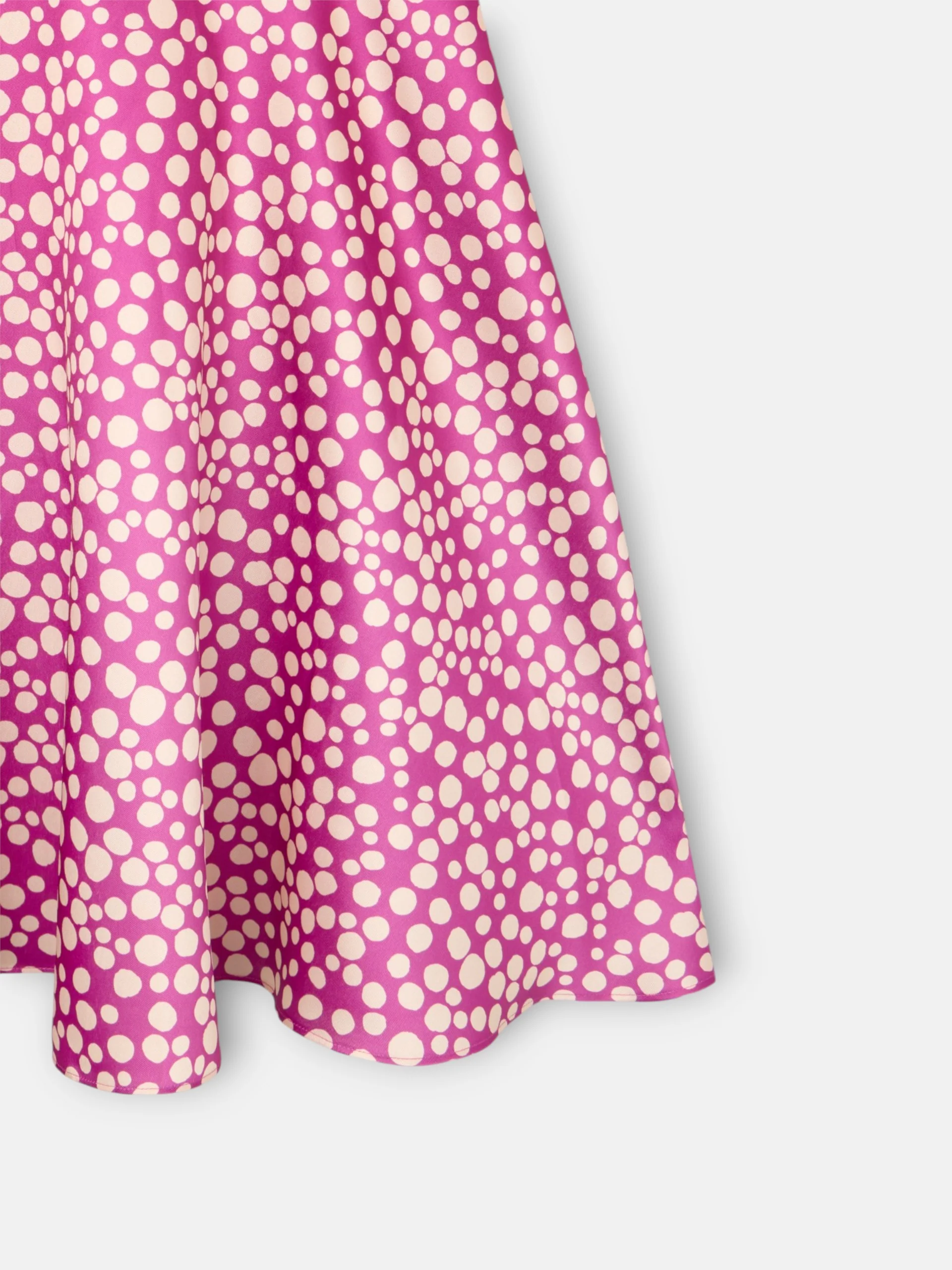 Falda event collection midi estampado morado - Image 8