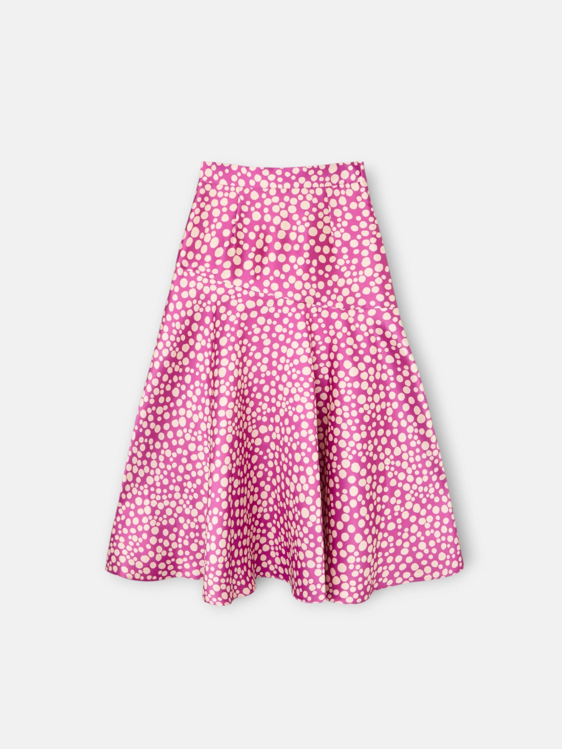 Falda event collection midi estampado morado - Image 9