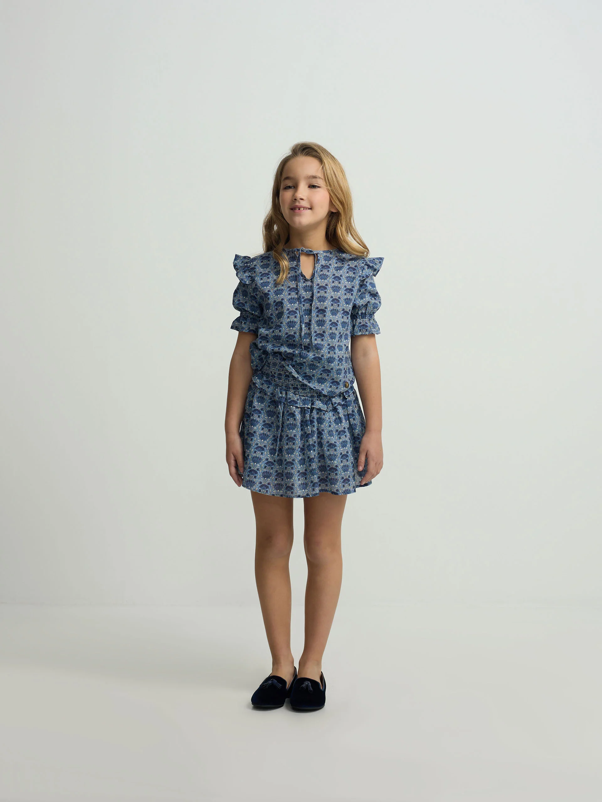Falda girl estampado azul - Image 3