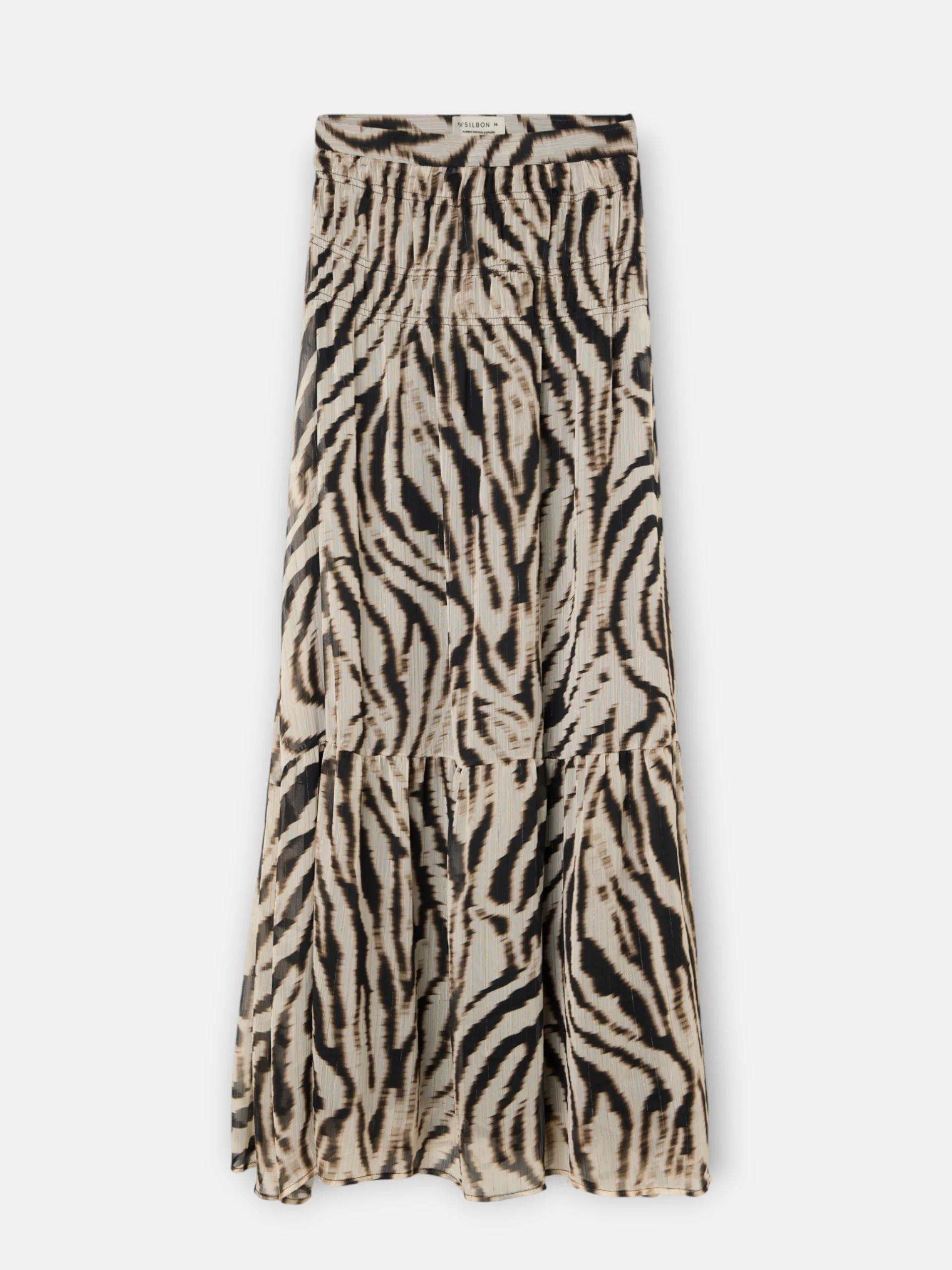 Falda larga estampado animal print negros - Image 7