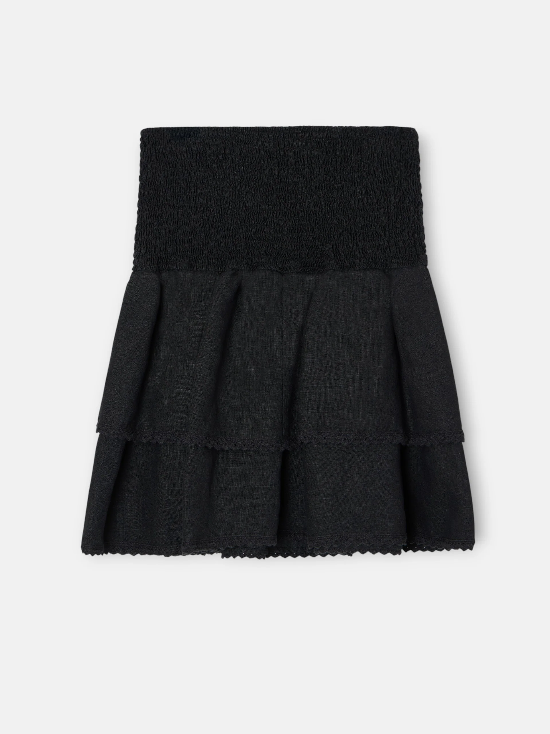 Falda mini lino negra - Image 10
