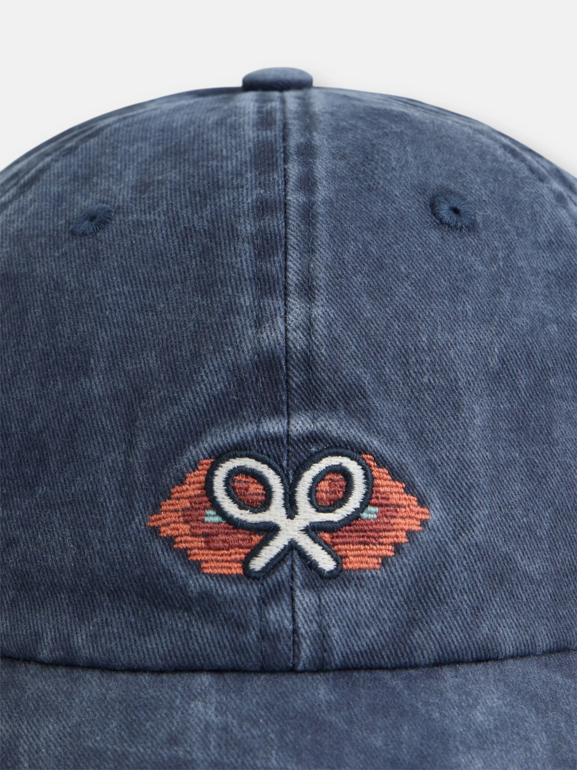 Gorra raqueta etnica azul marino - Image 2