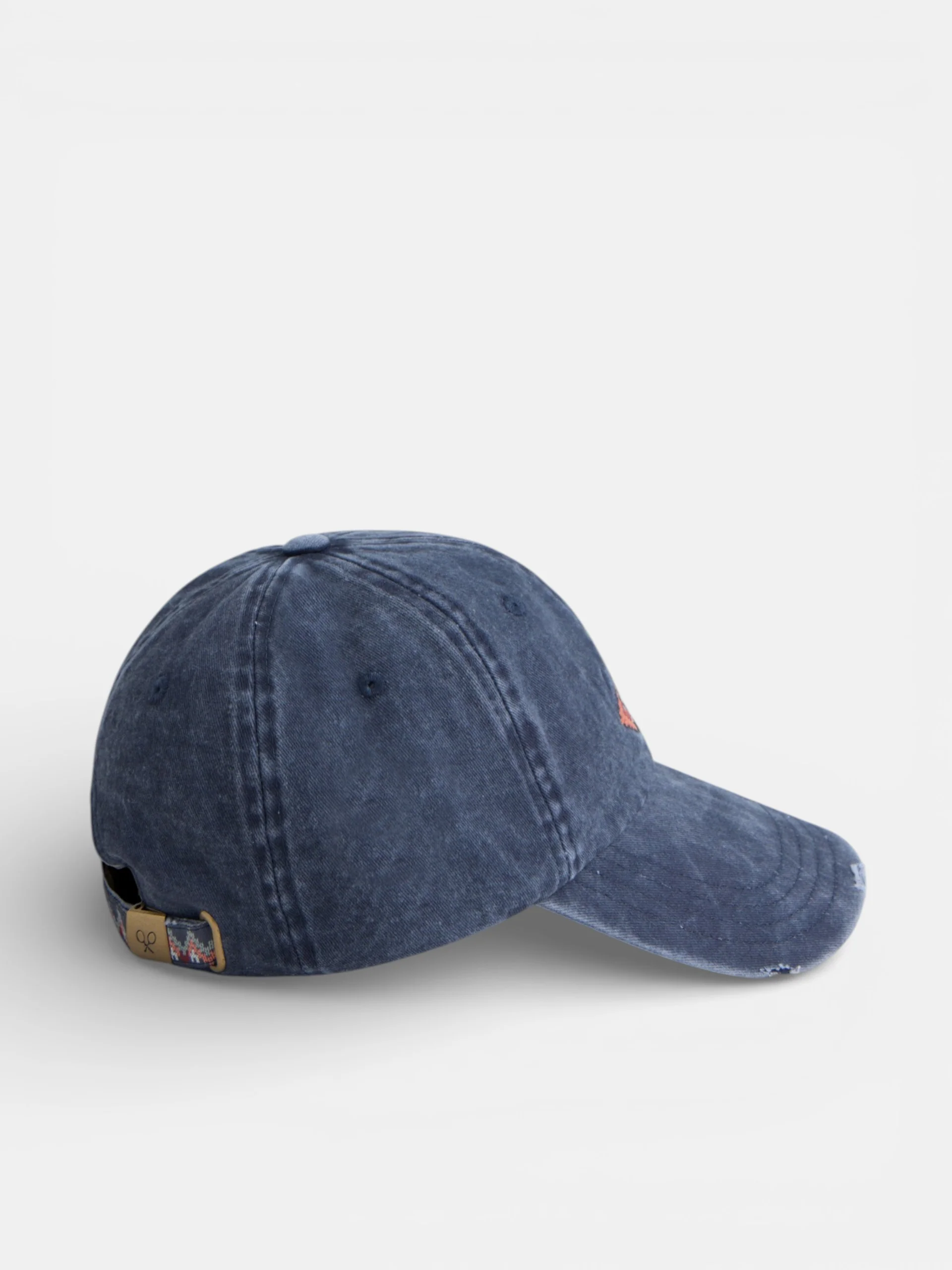 Gorra raqueta etnica azul marino - Image 3