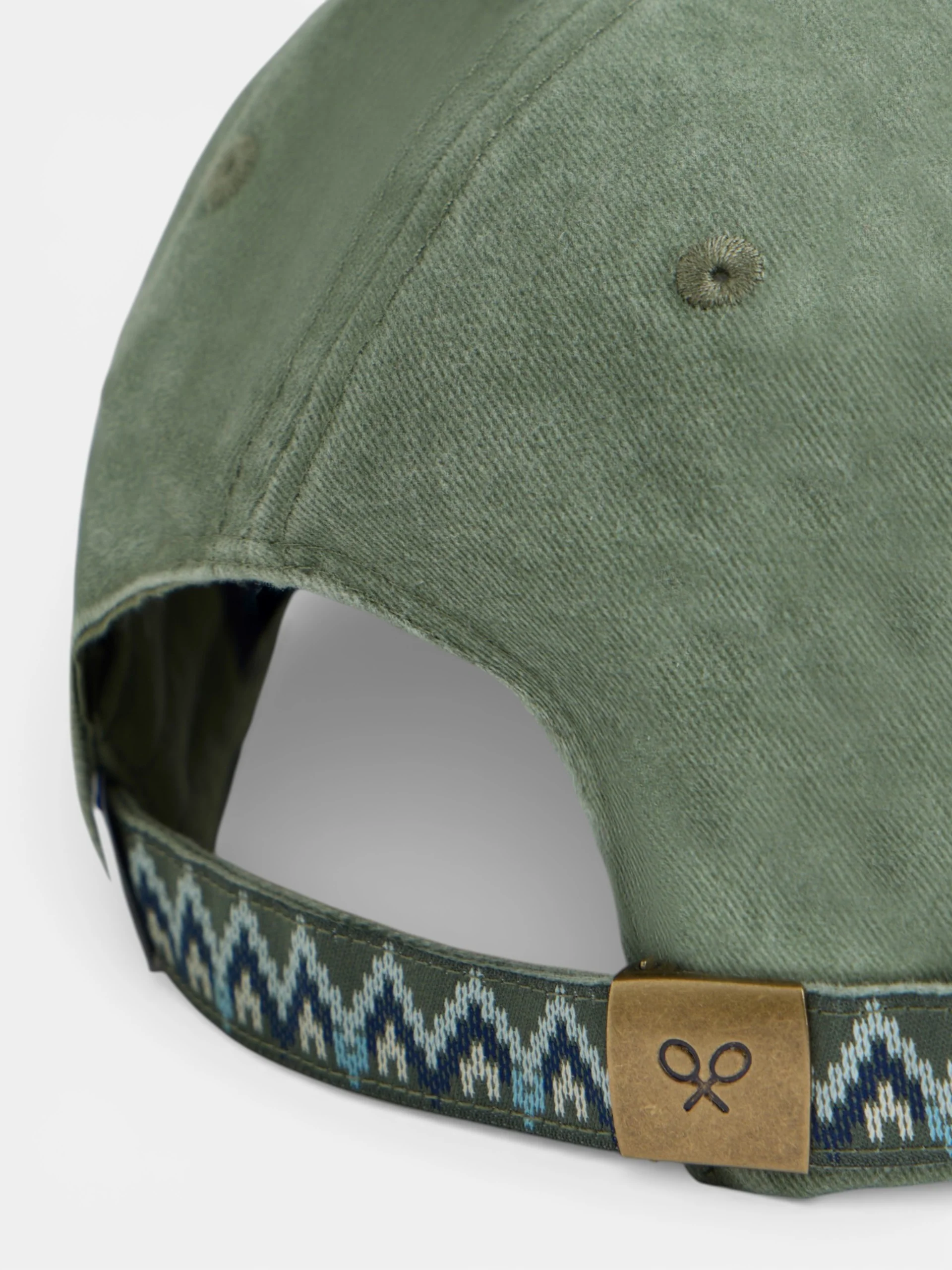 Gorra raqueta etnica verde - Image 4