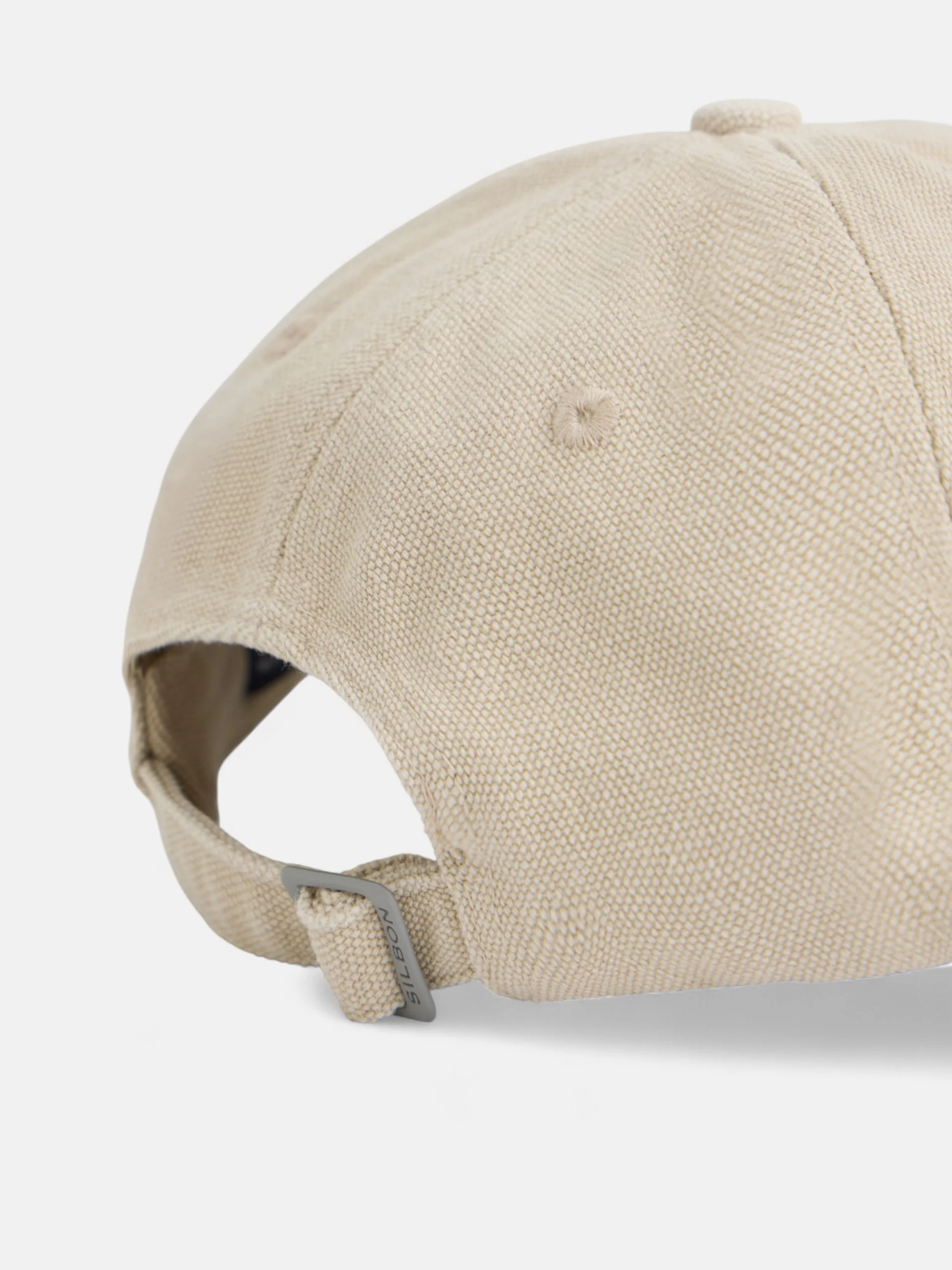 Gorra raquetas bordadas beige - Image 3