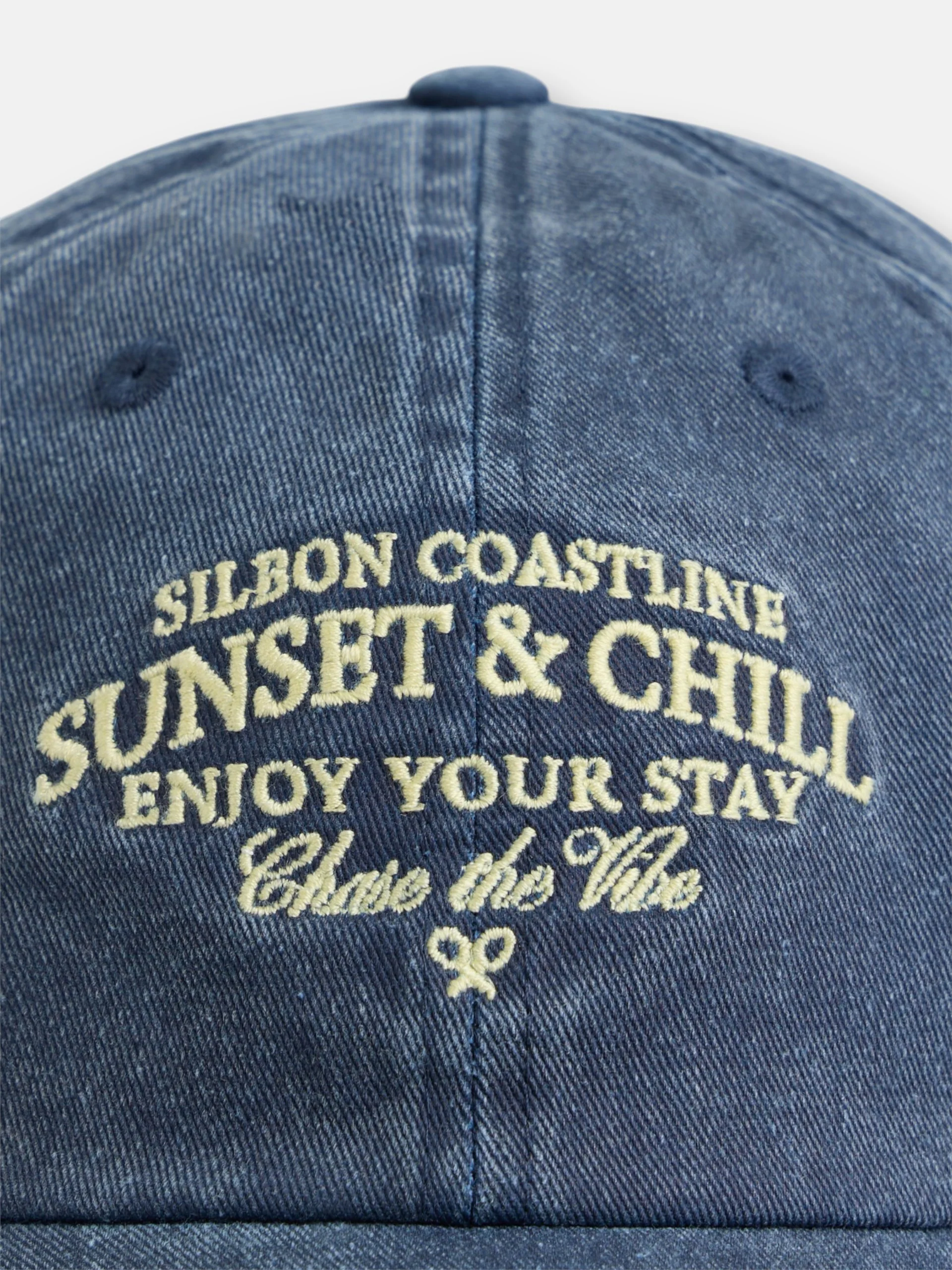 Gorra sunset denim azul marino - Image 2