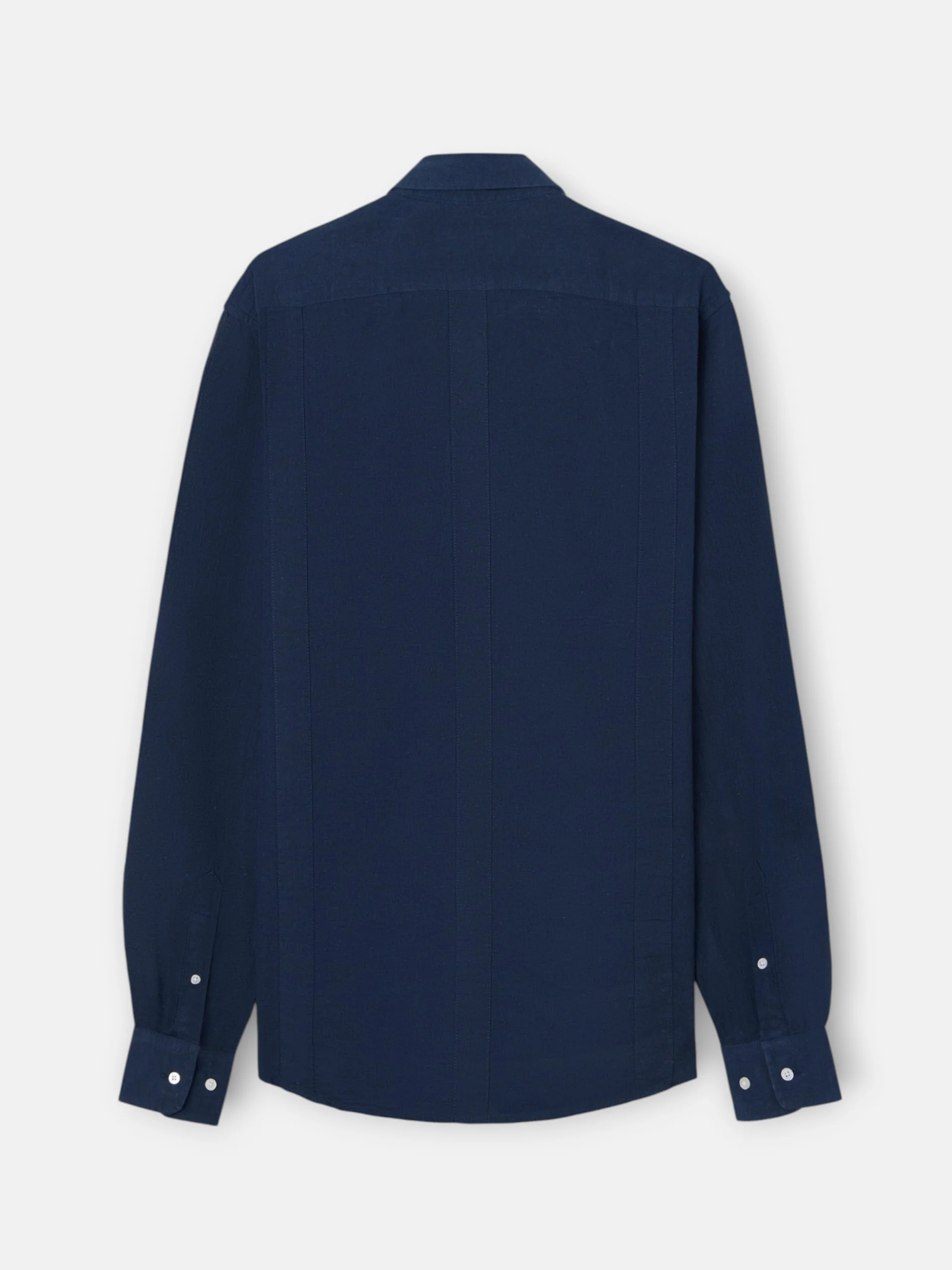 Guayabera sport lino marino - Image 3