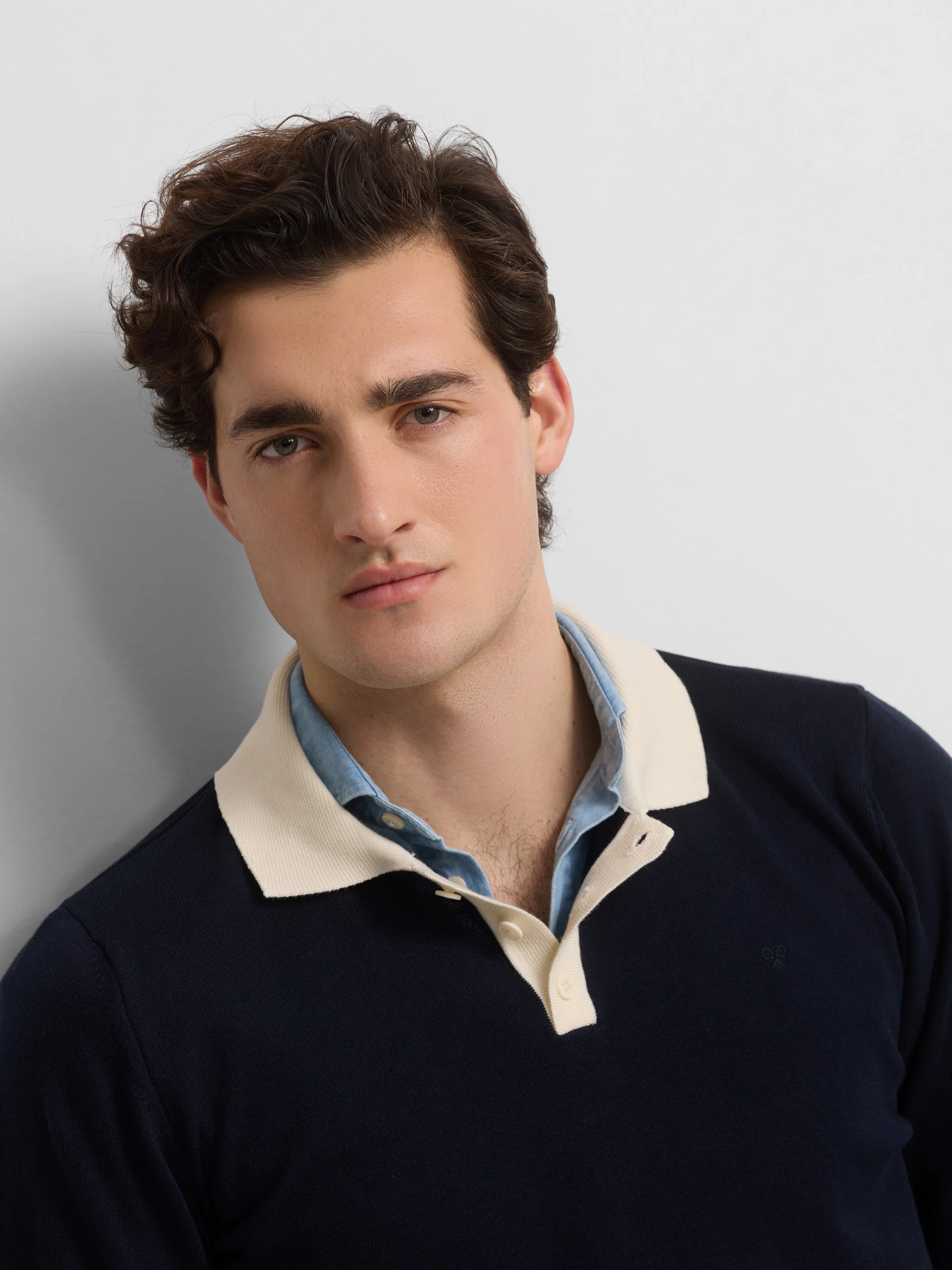 Jersey cuello polo cruise azul marino - Image 5