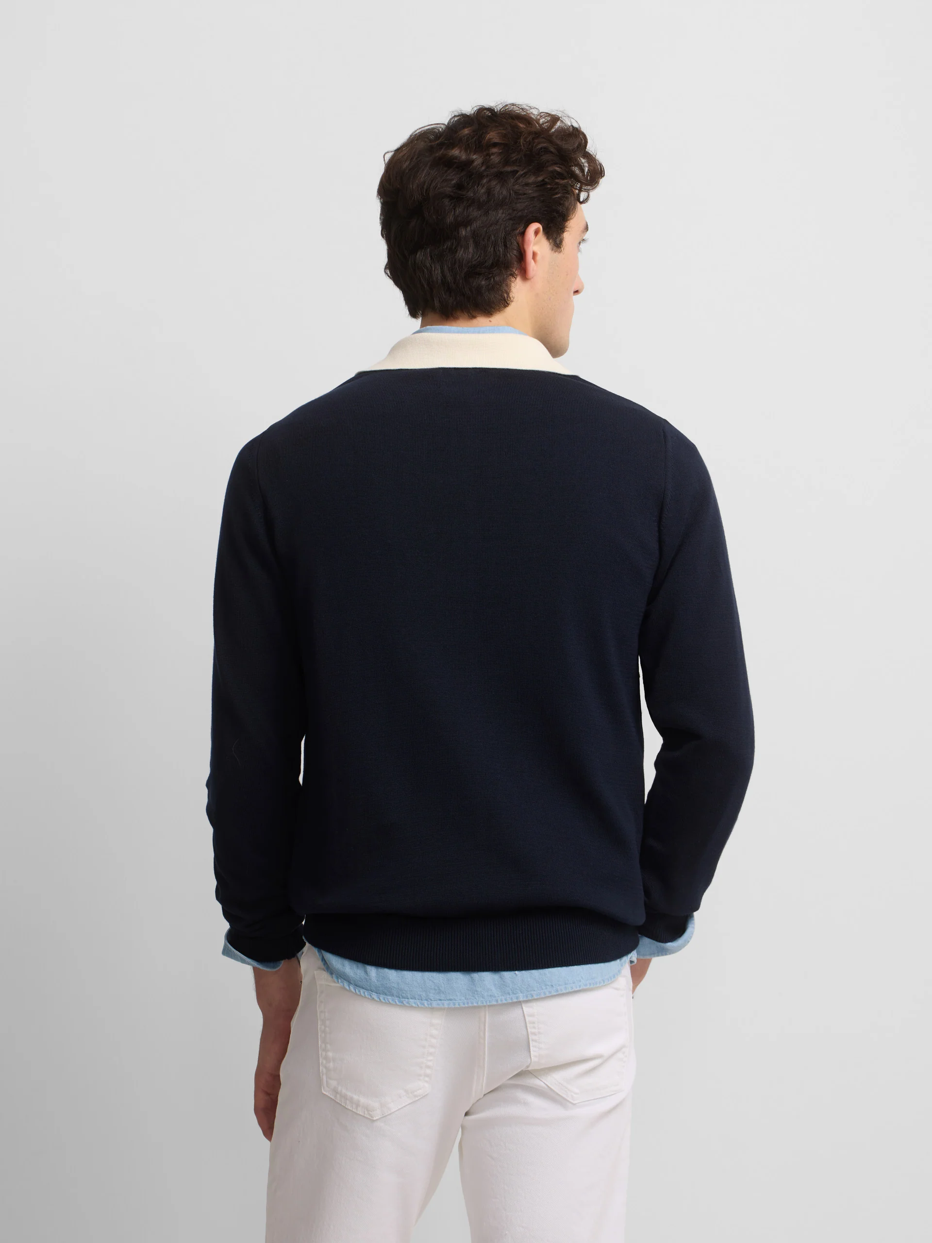 Jersey cuello polo cruise azul marino - Image 7