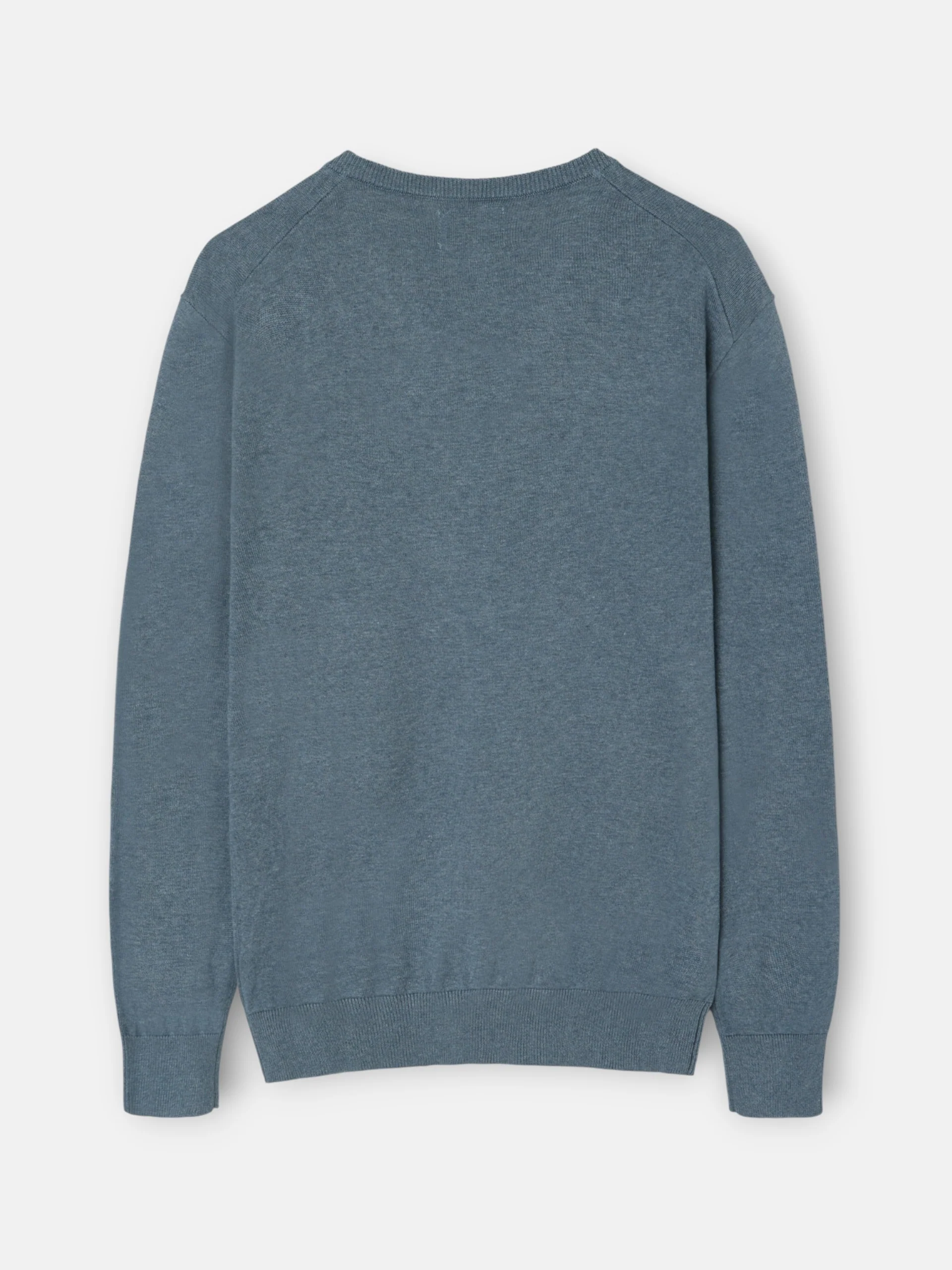Jersey liso cuello pico azul claro - Image 8