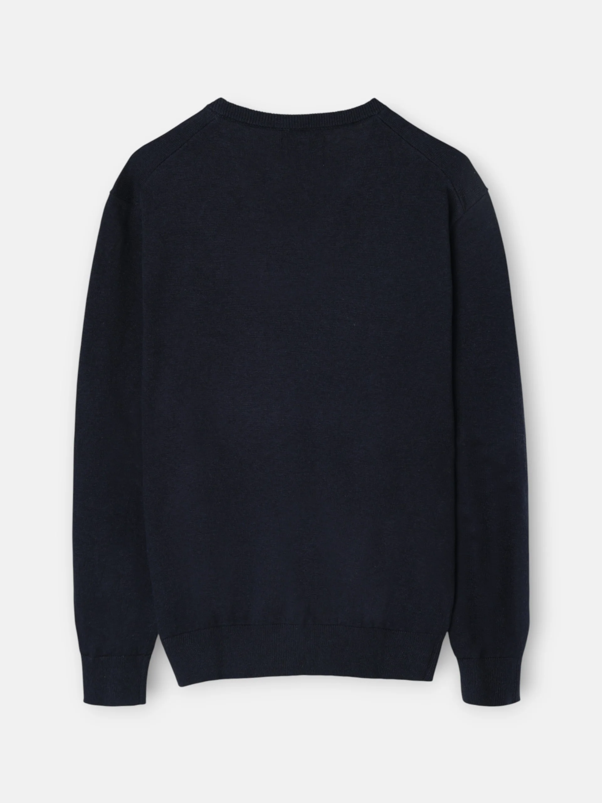 Jersey liso cuello pico azul marino - Image 8