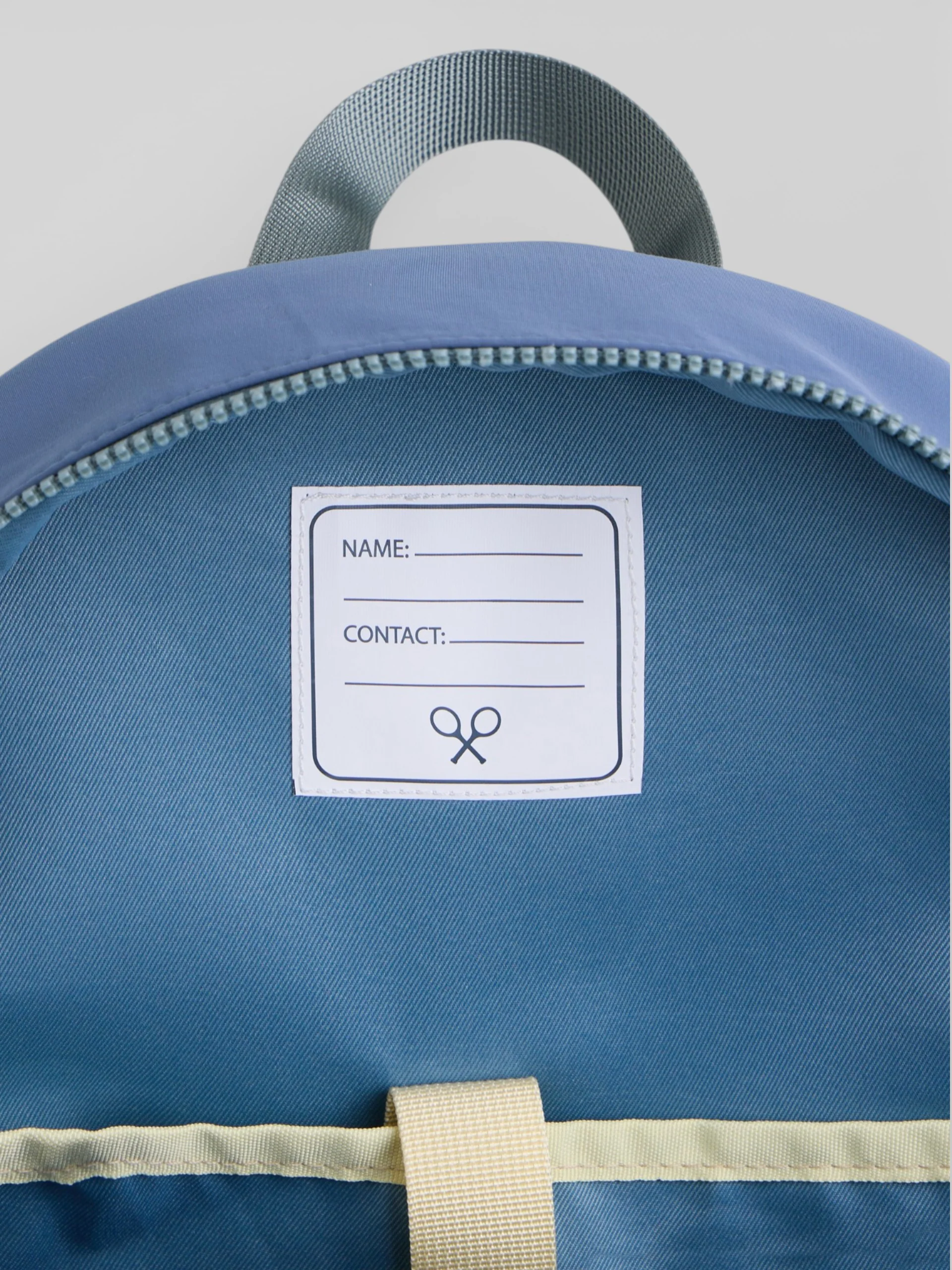 Mochila kids cremallera colores azul - Image 5