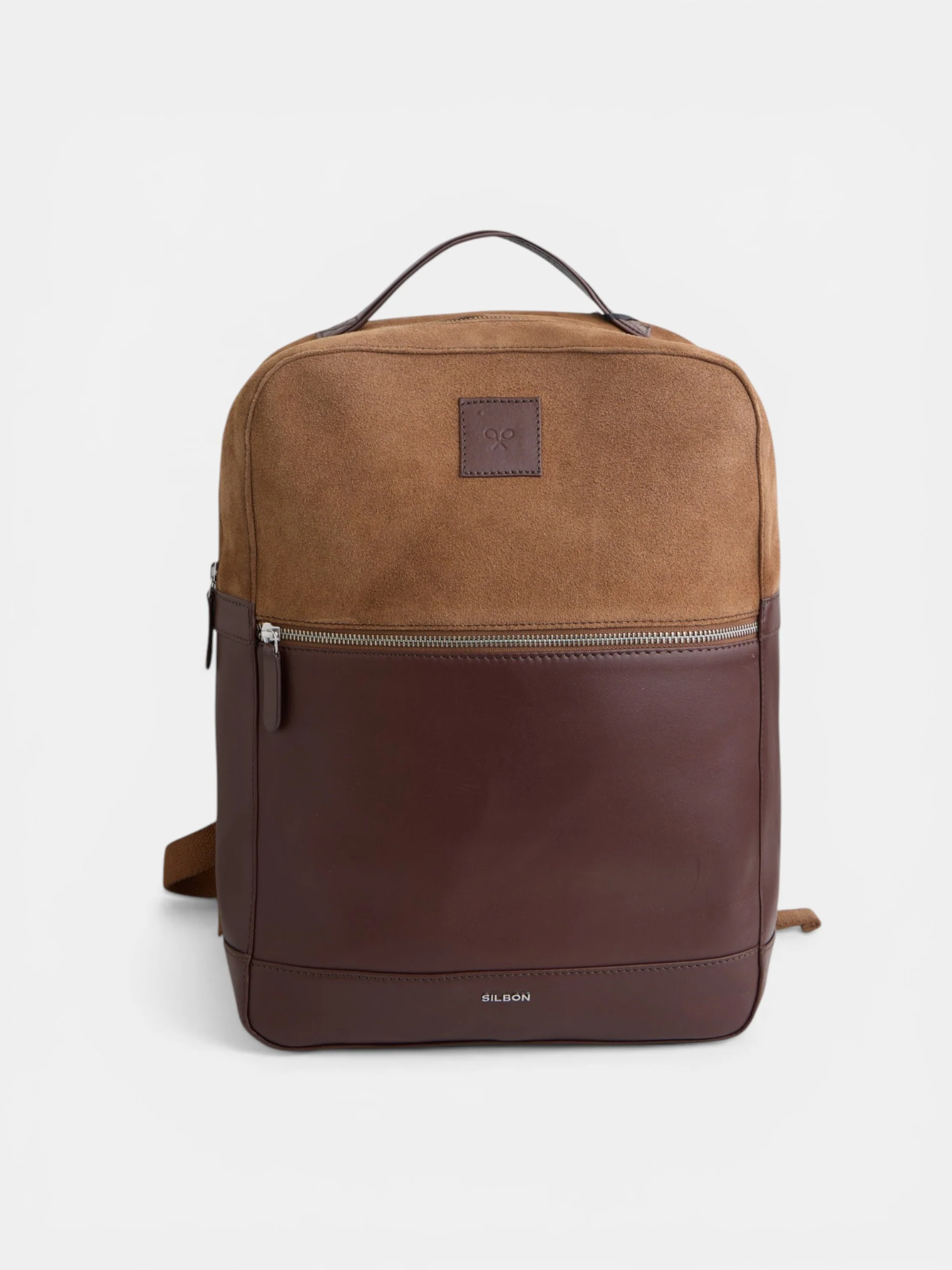 Mochila piel business marron oscuro - Image 3