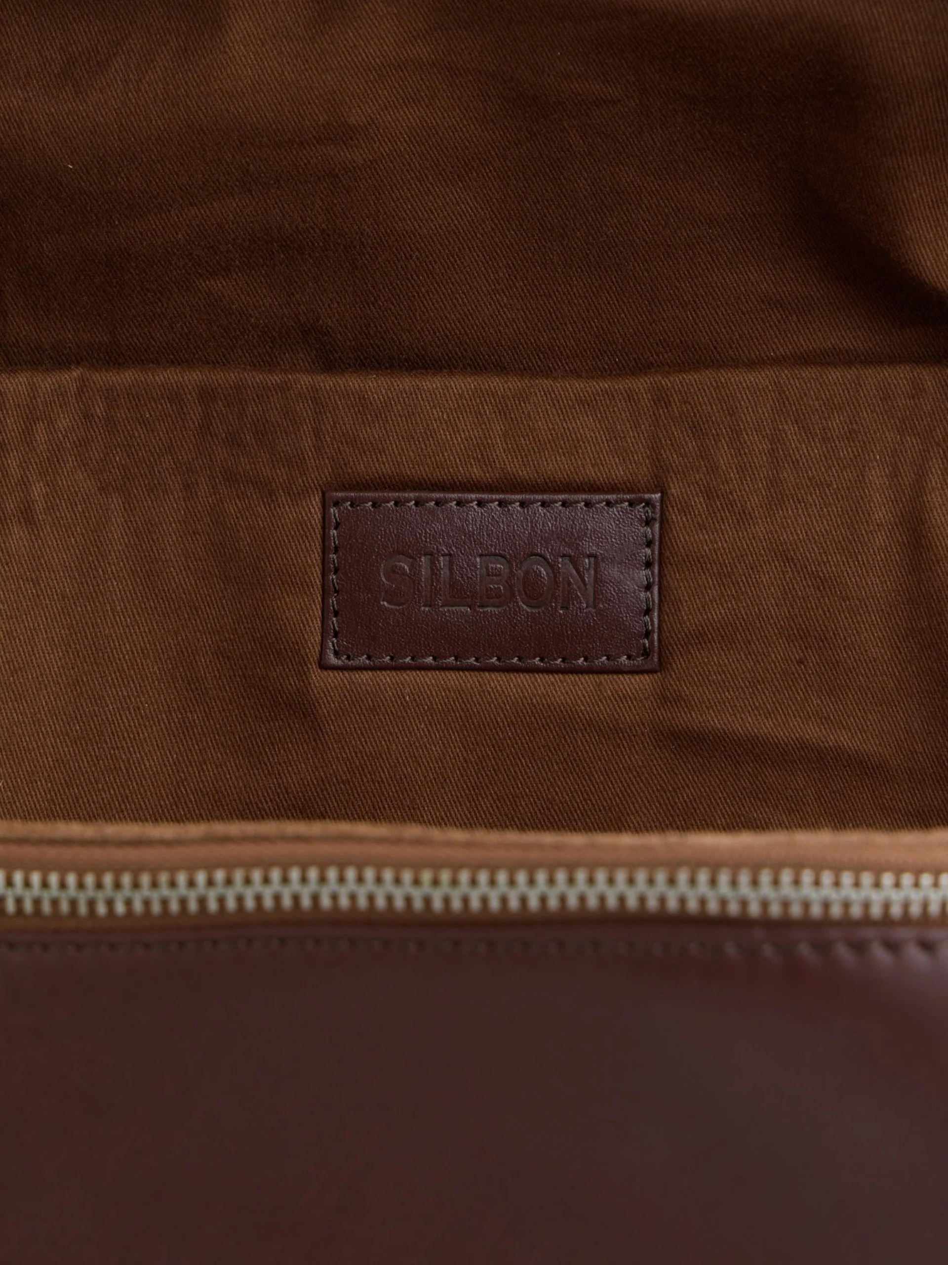 Mochila piel business marron oscuro - Image 6