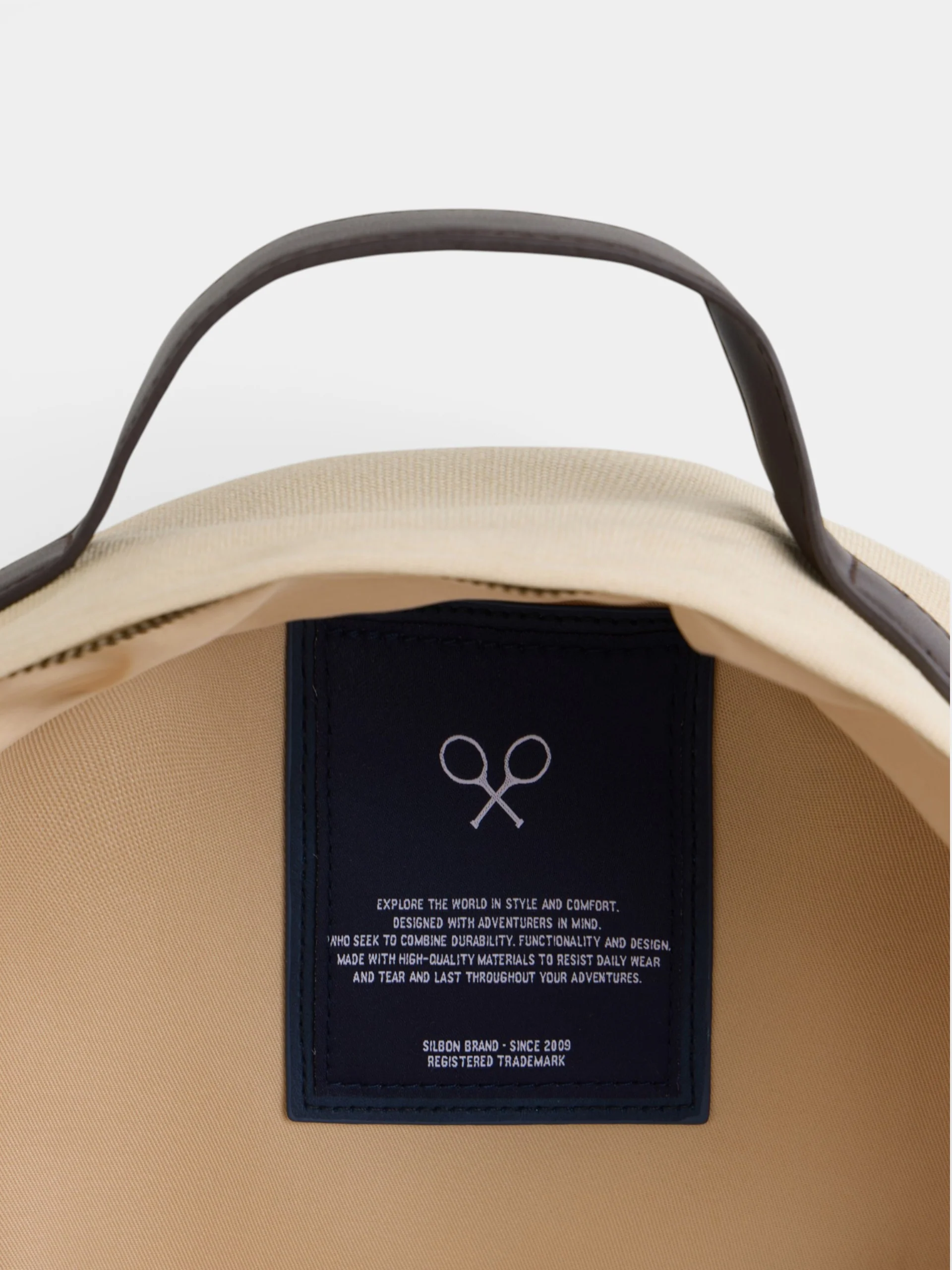 Mochila raqueta beige medio - Image 6