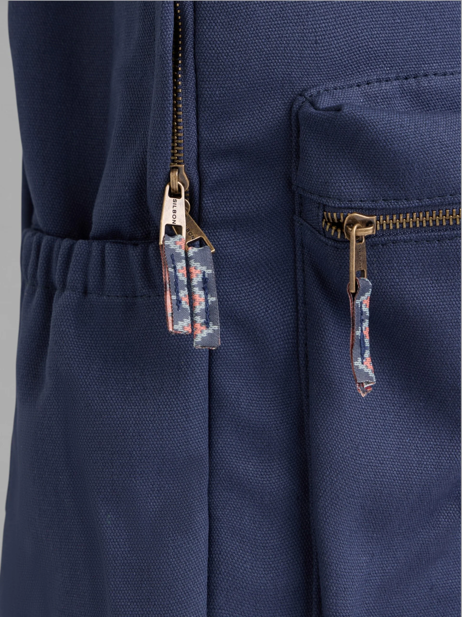 Mochila raqueta etnica azul marino - Image 3