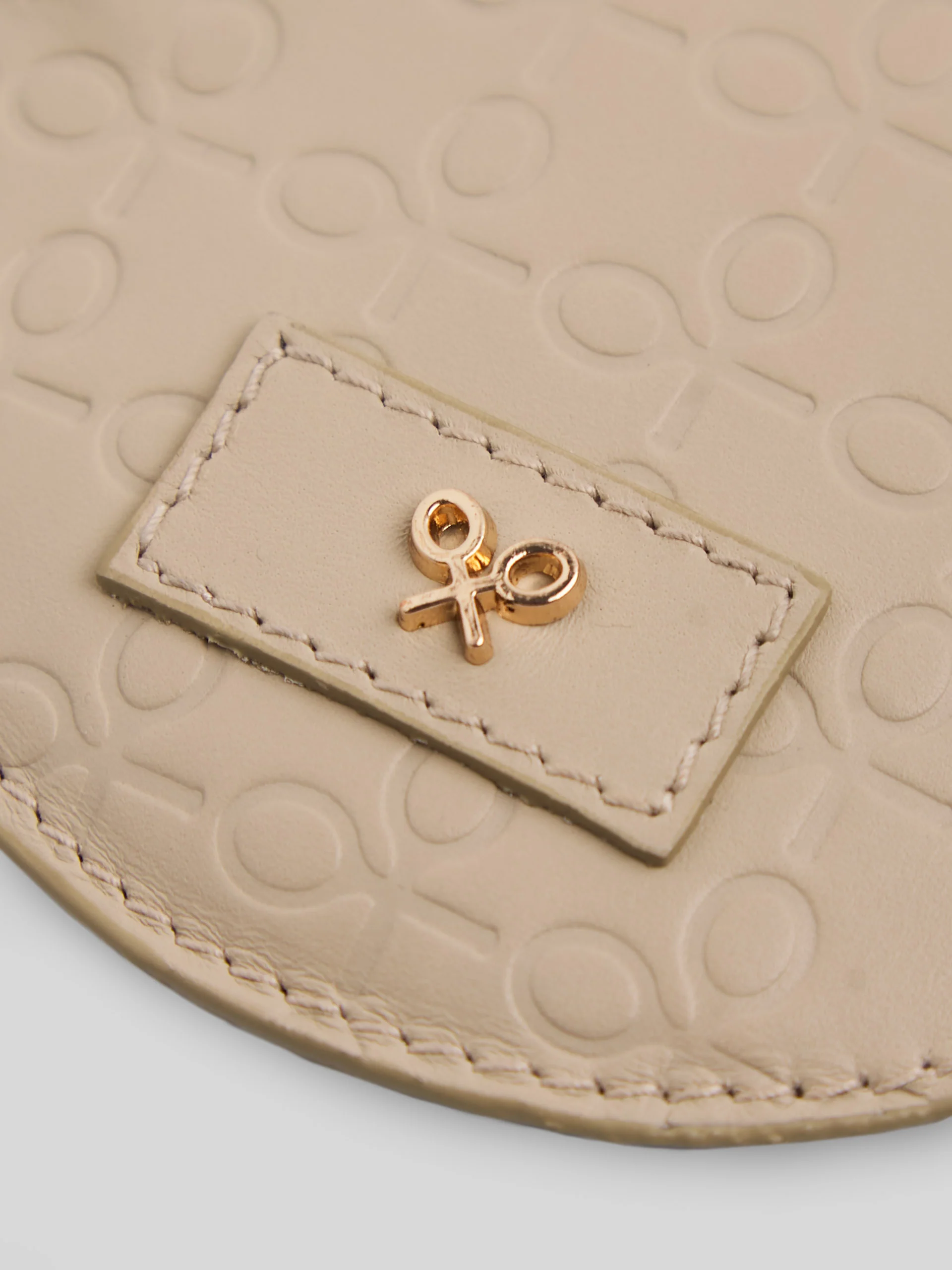 Monedero silbon piel beige - Image 2