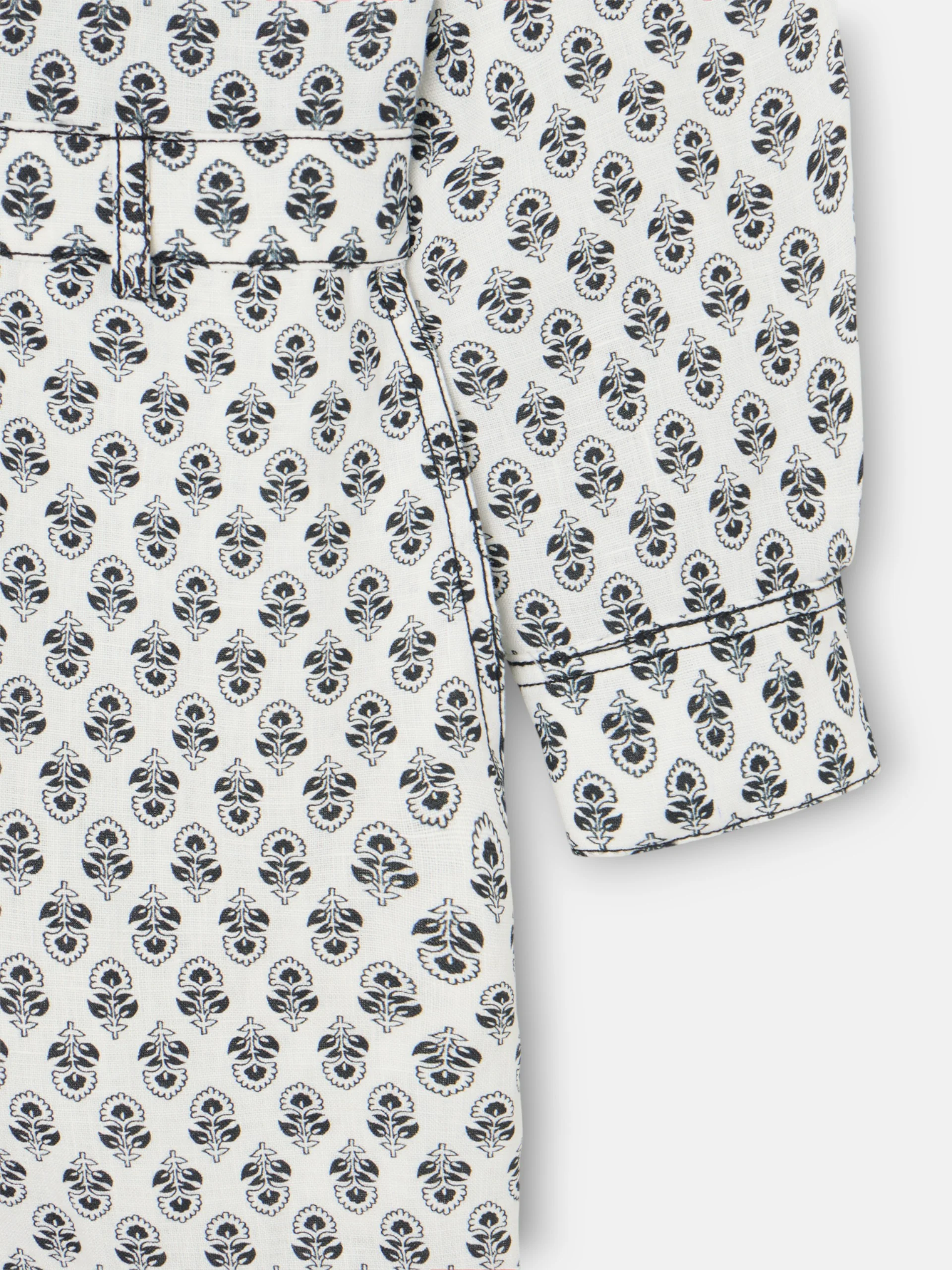 Mono lino estampado blanco - Image 11