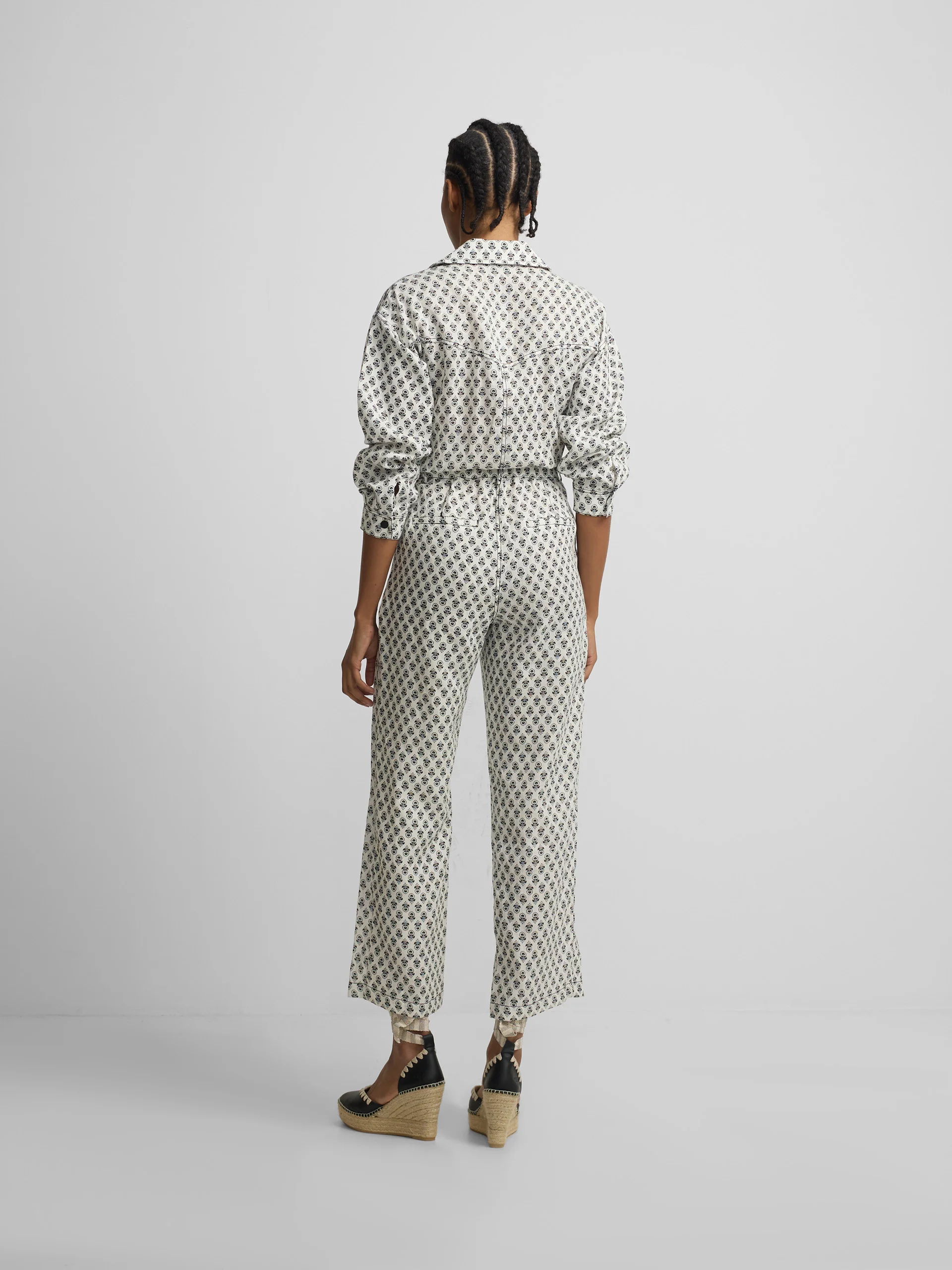 Mono lino estampado blanco - Image 7