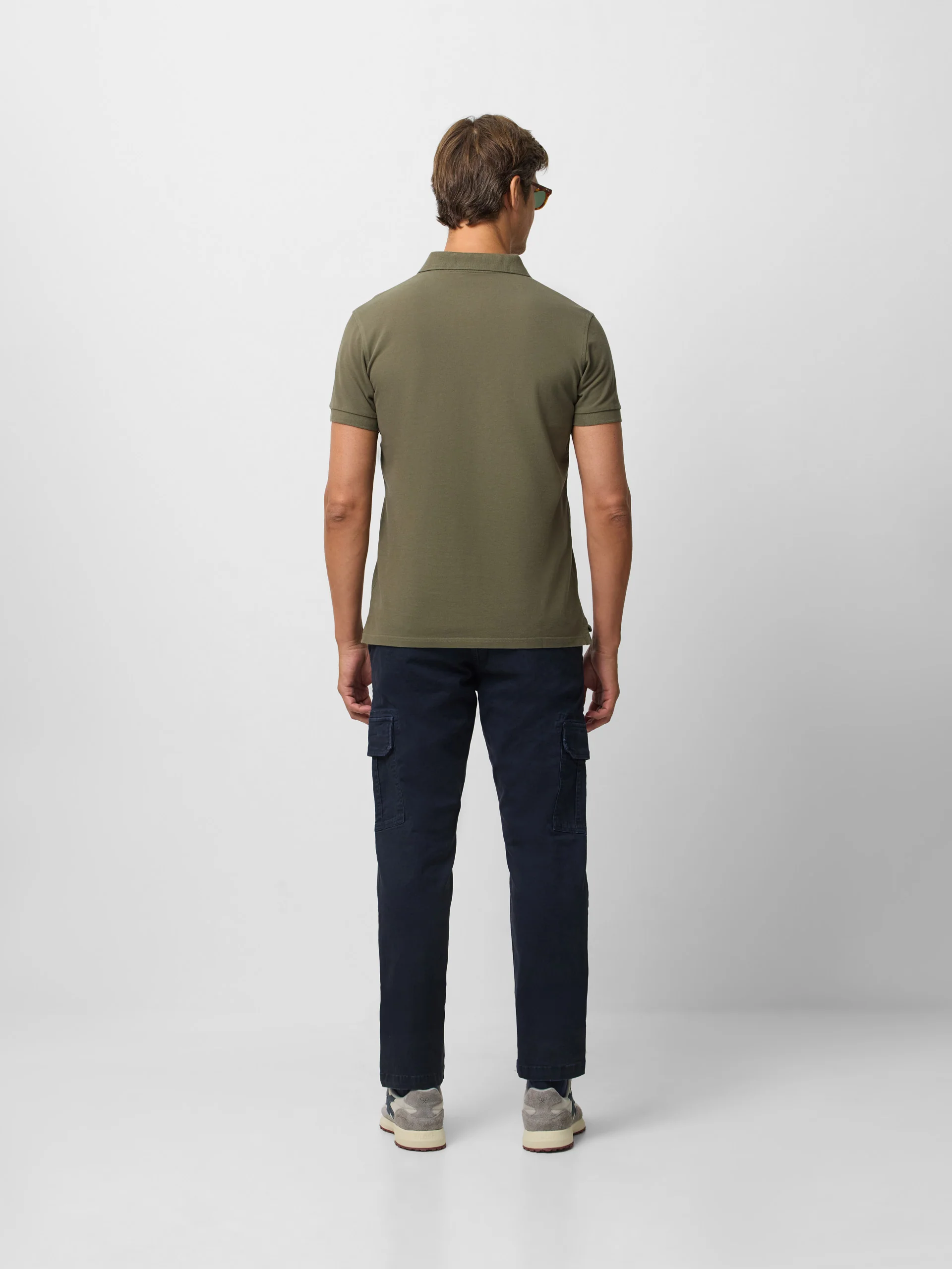 Pantalon cargo casual azul marino - Image 4