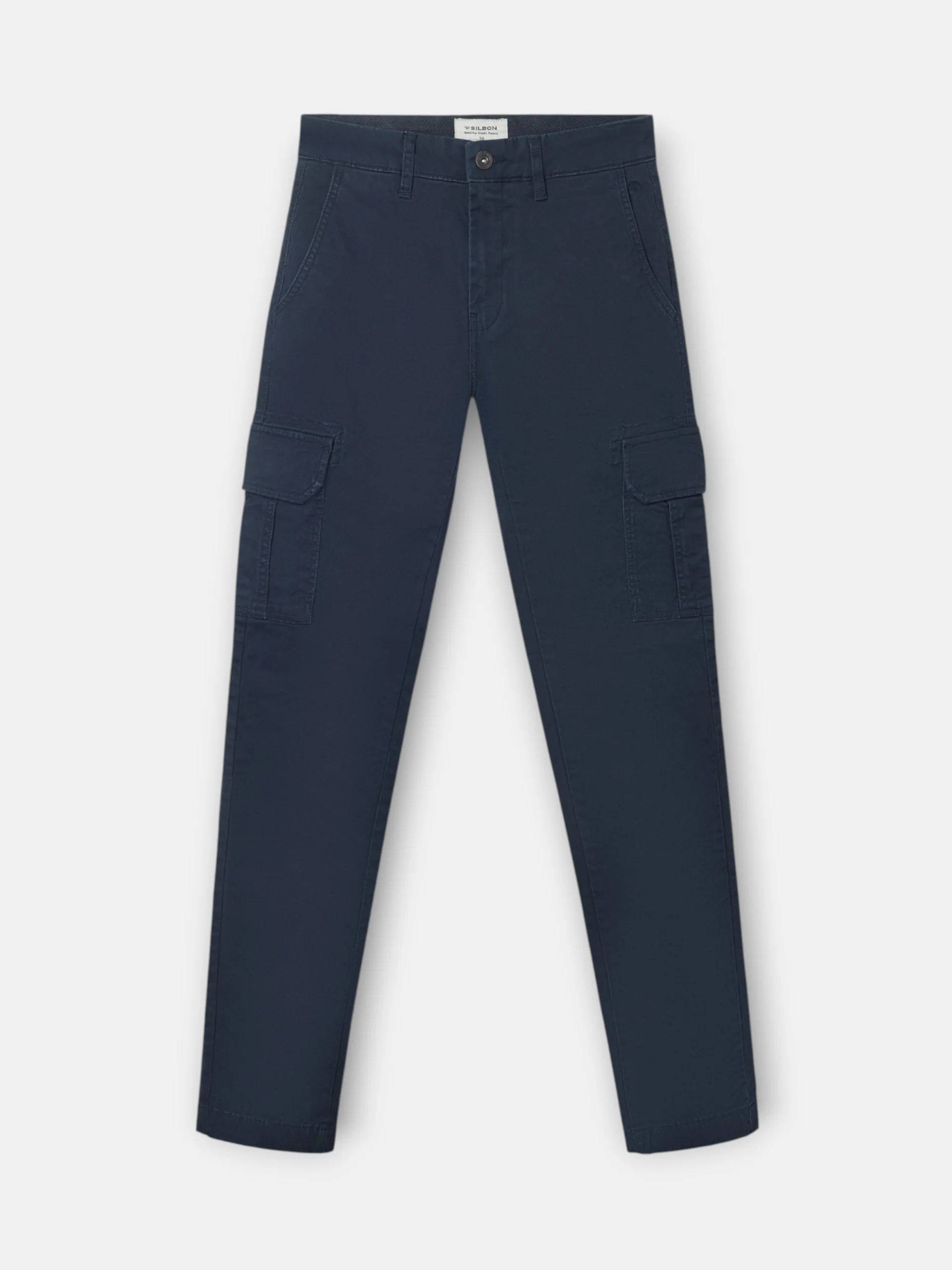 Pantalon cargo casual azul marino - Image 5