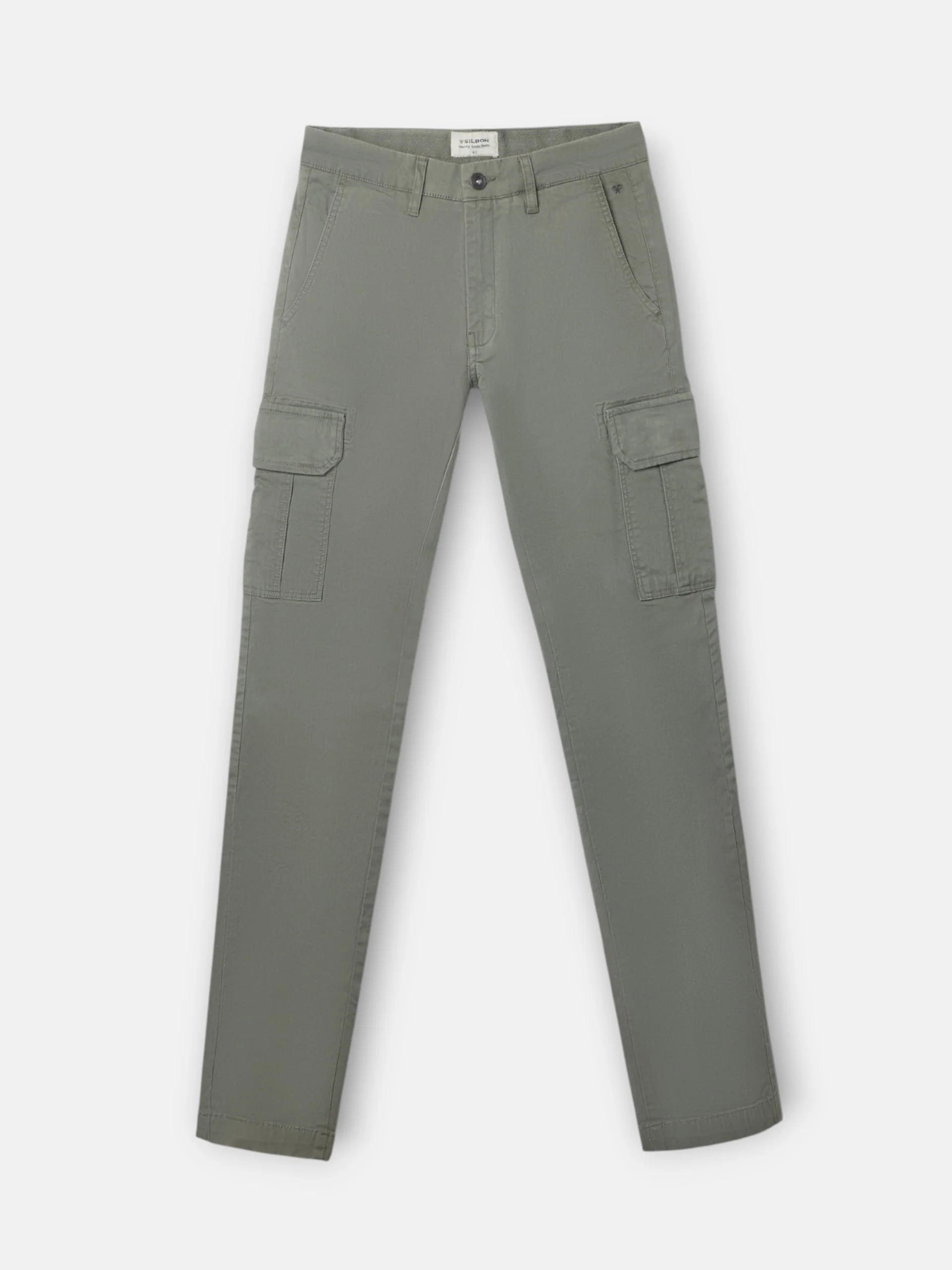Pantalon cargo casual verde - Image 5