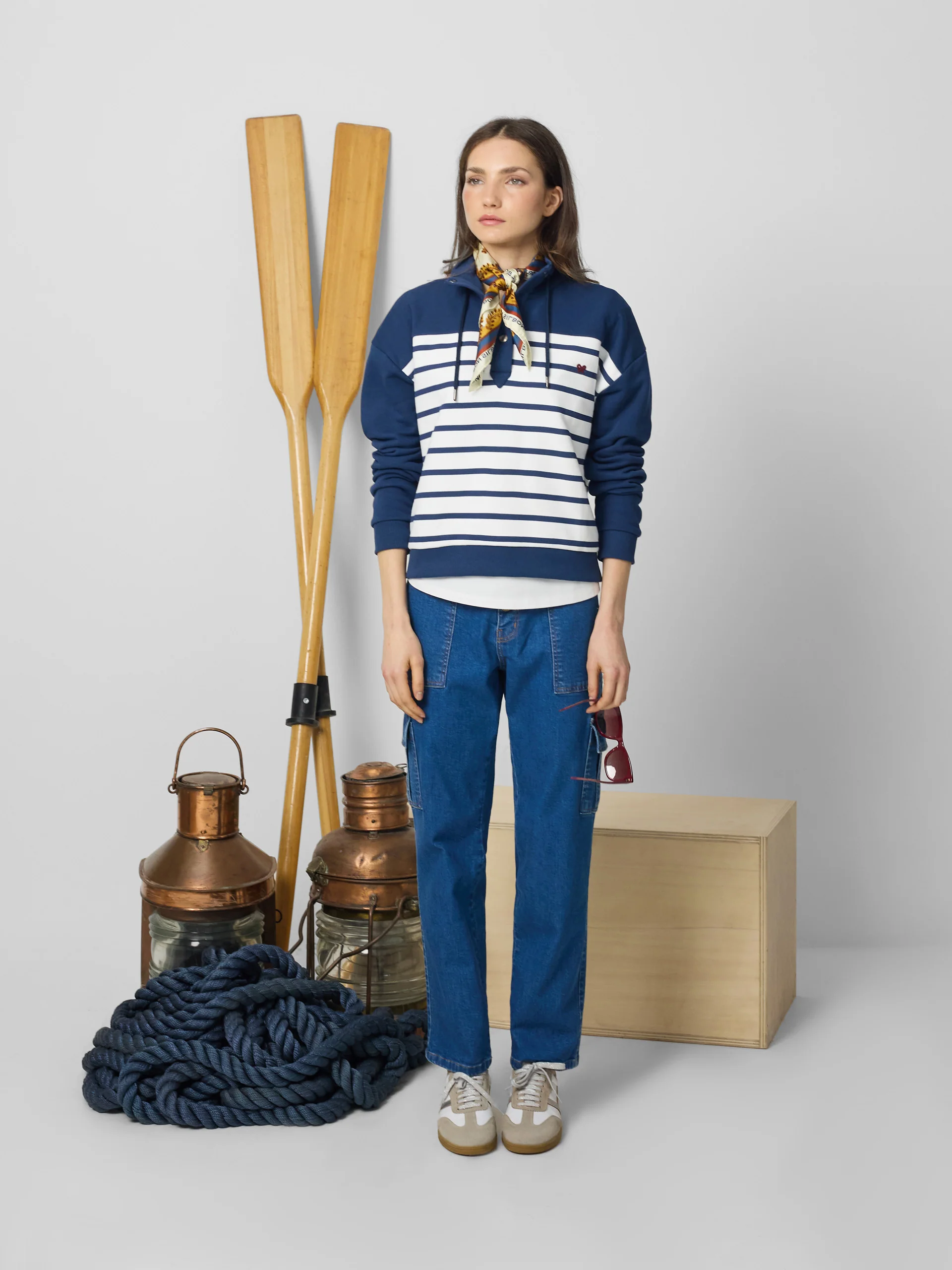Pantalon cargo denim - Image 3